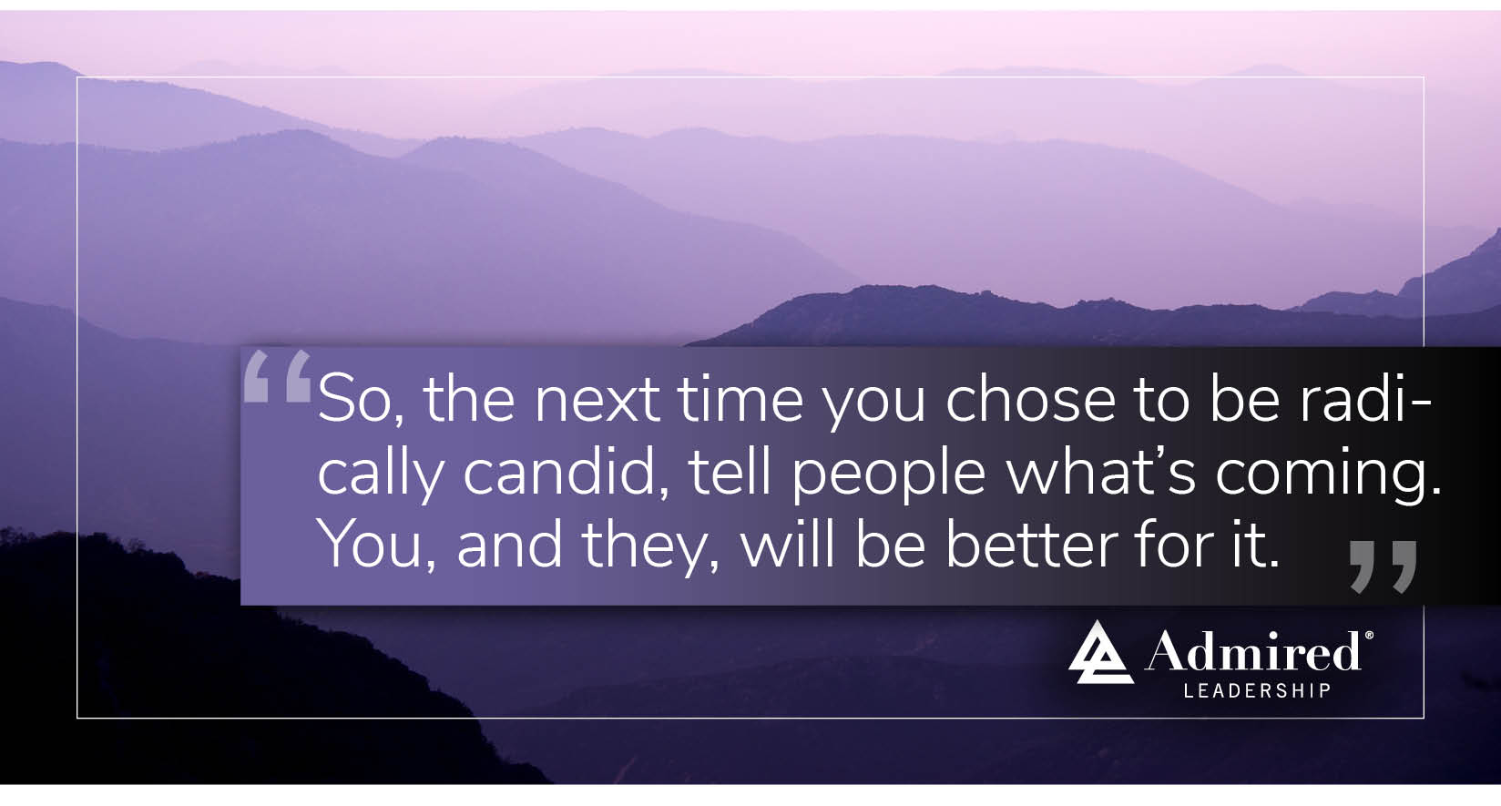 Real Candor May Require a Warning