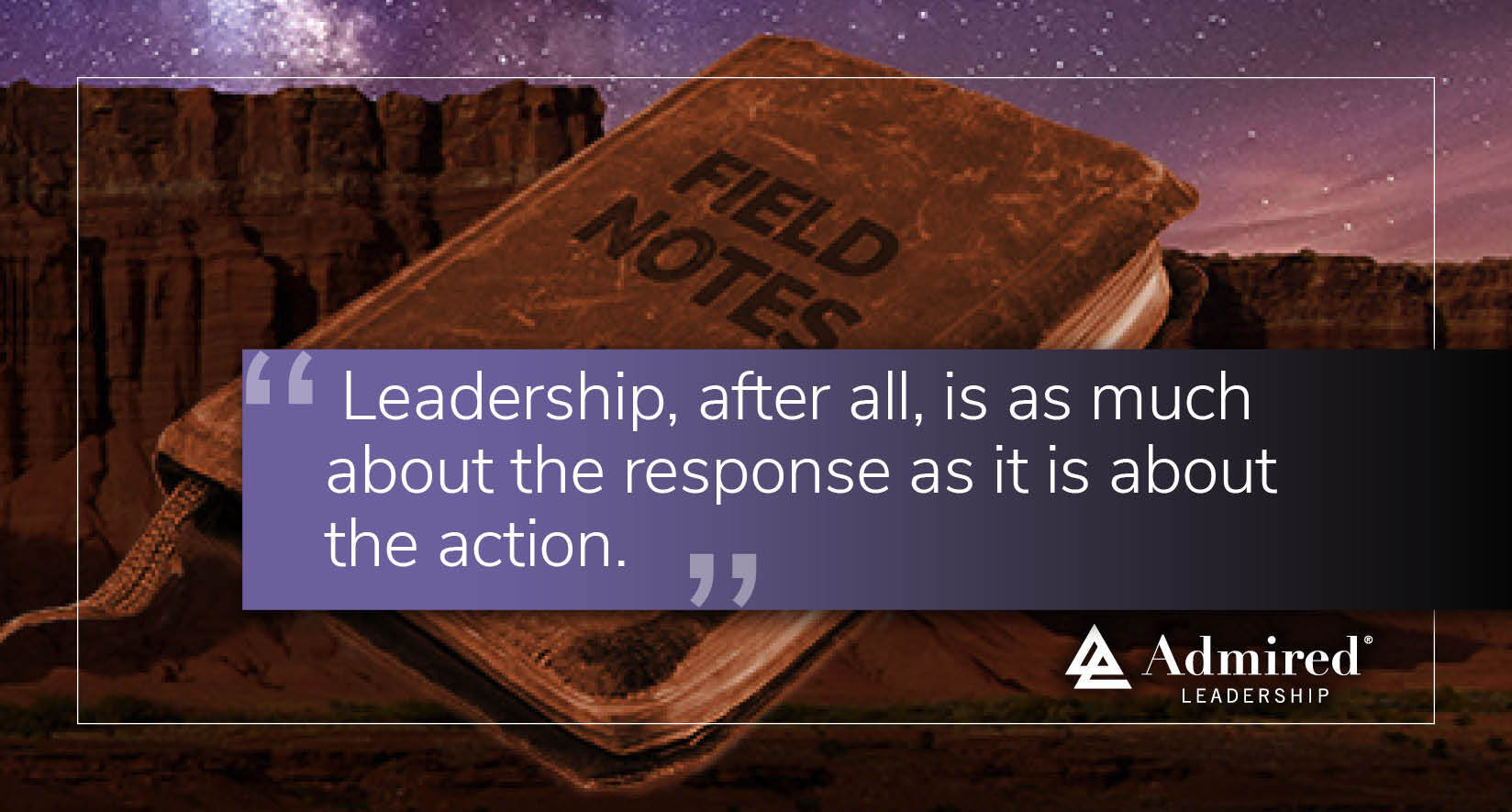 The Life Leaders Have Chosen