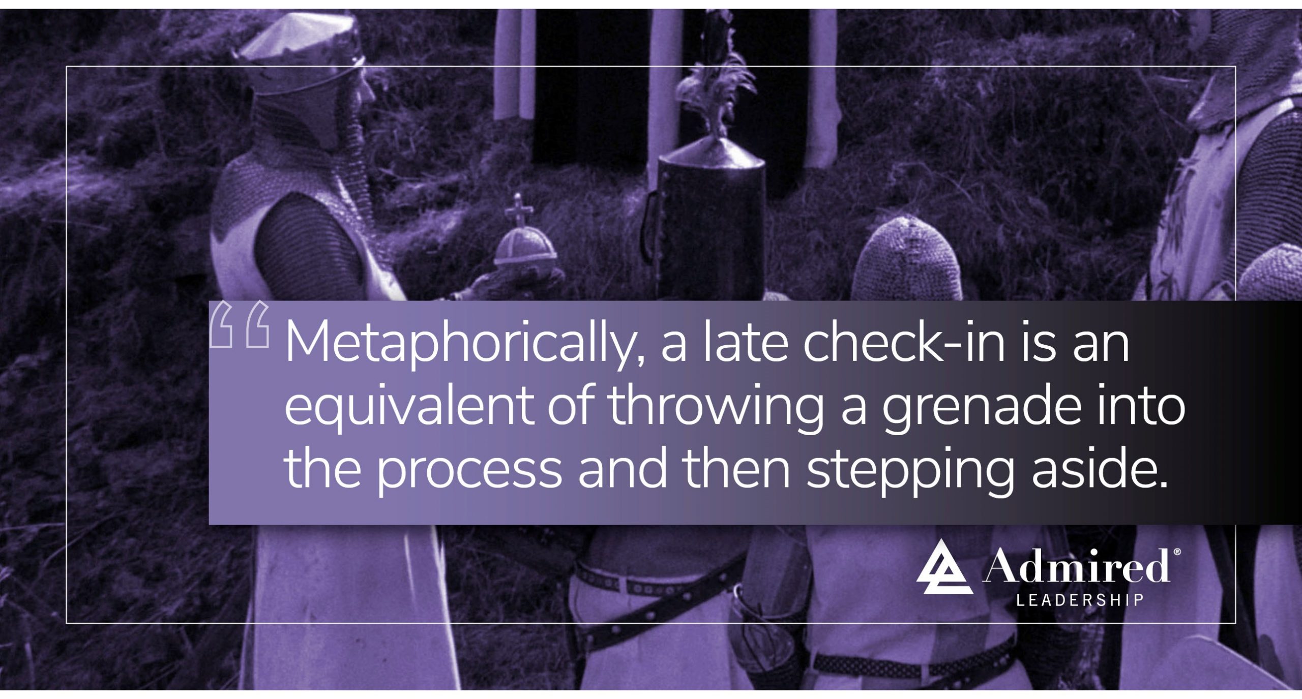 Don’t Toss a Last-Minute Grenade