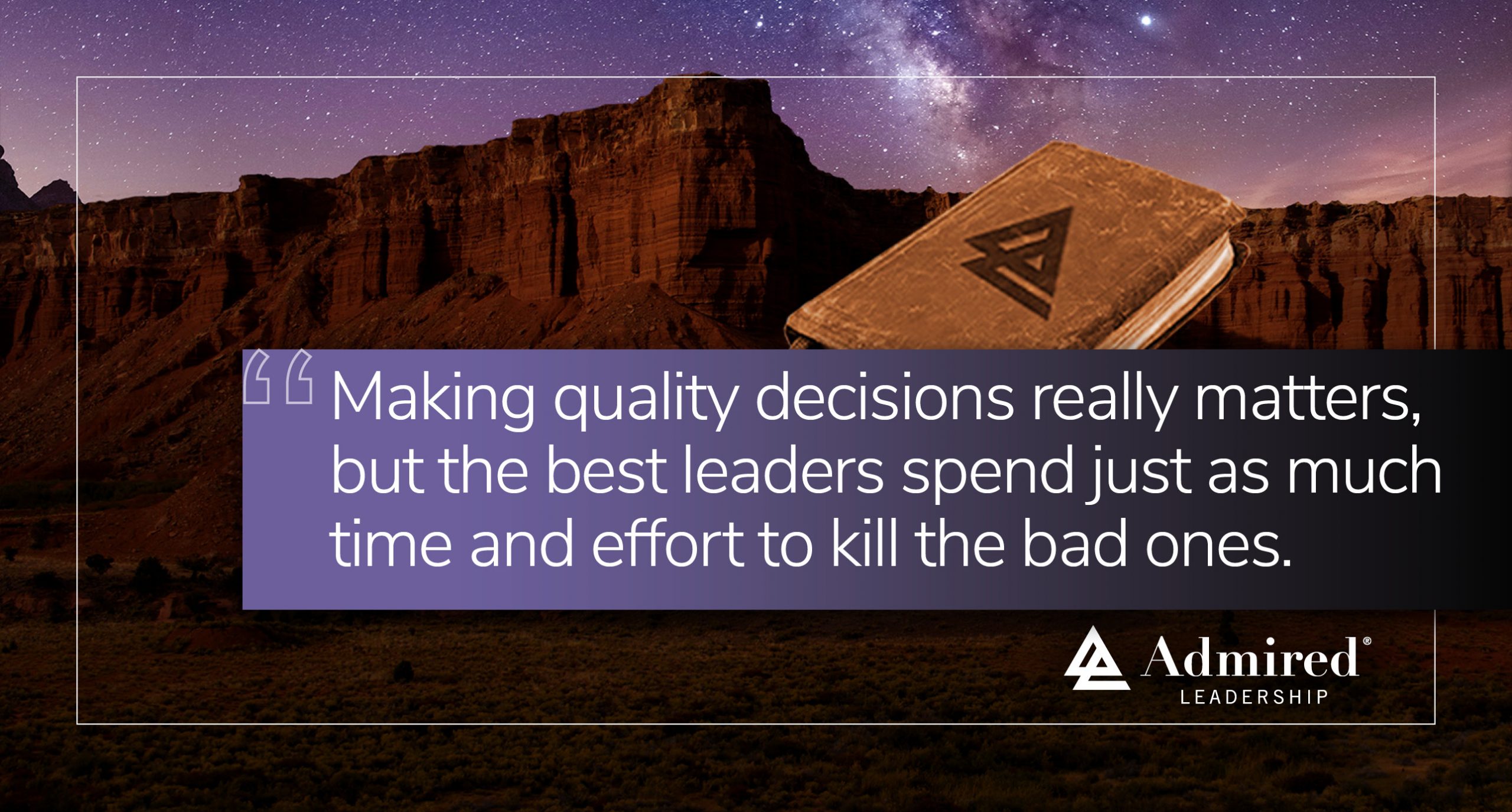 Invest the Time to Kill Bad Ideas