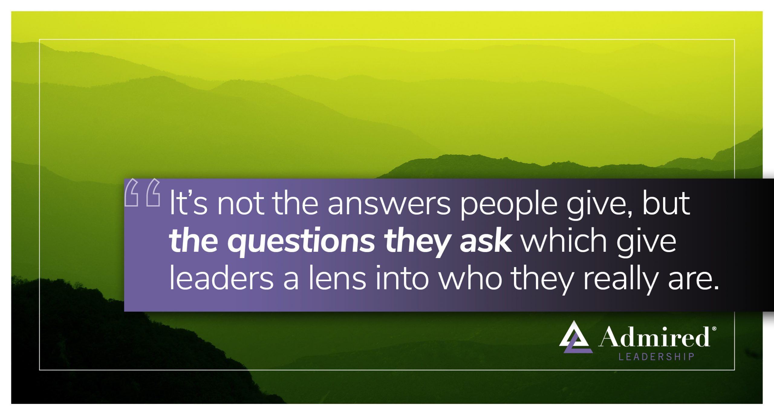 Take a Hard Look at Their Questions