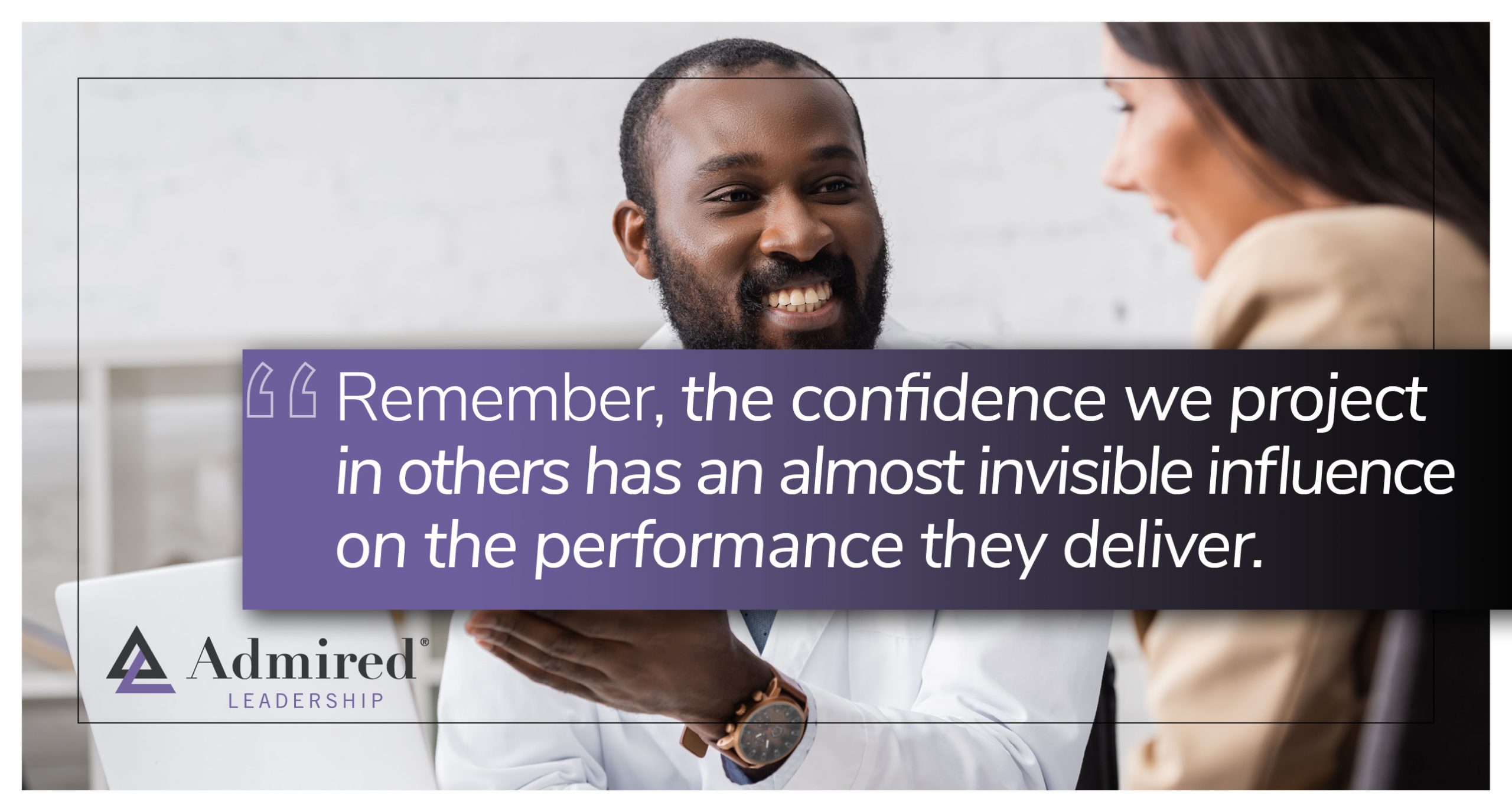 Express a Palpable Confidence