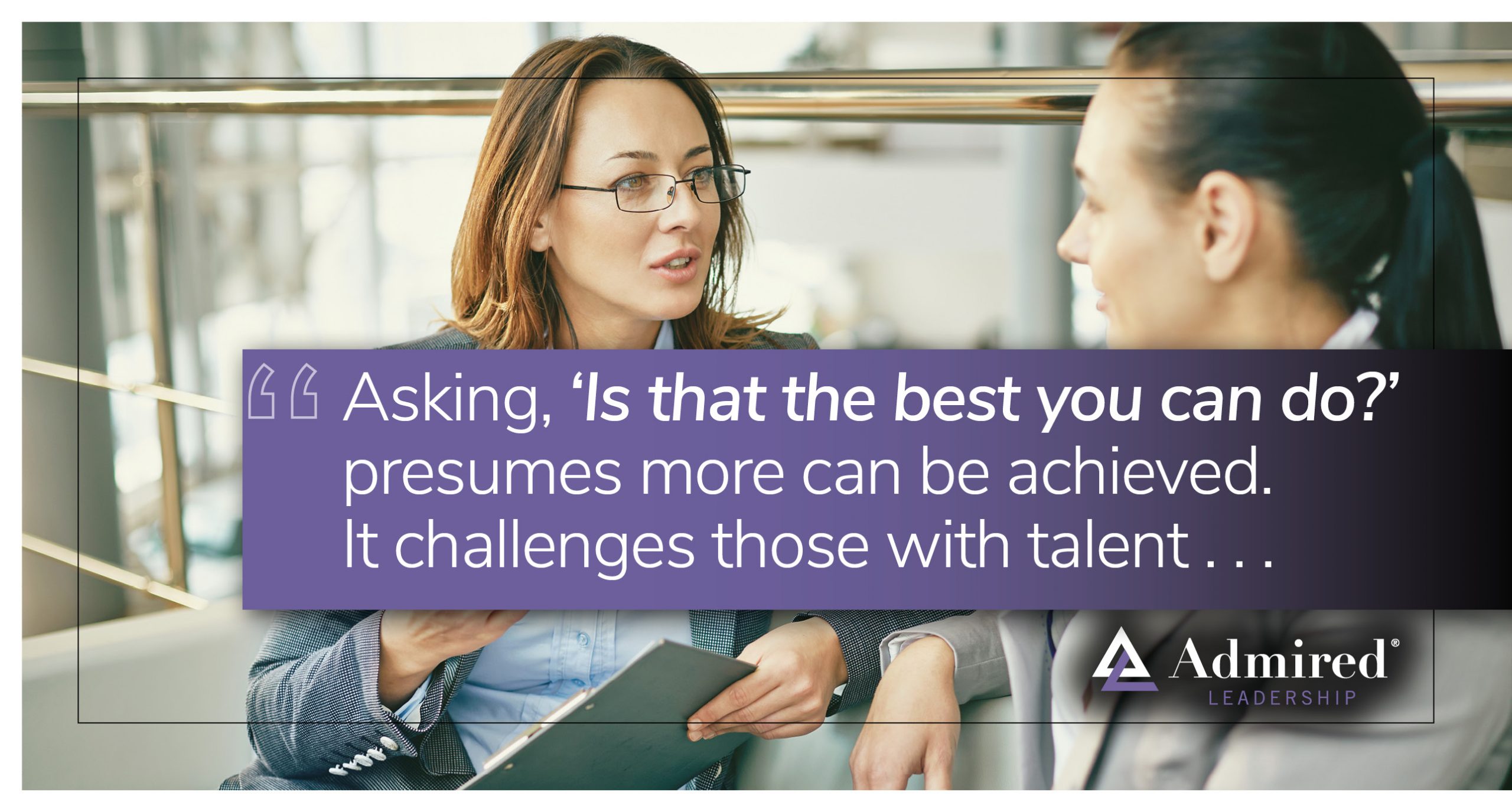 Is That the Best You Can Do?