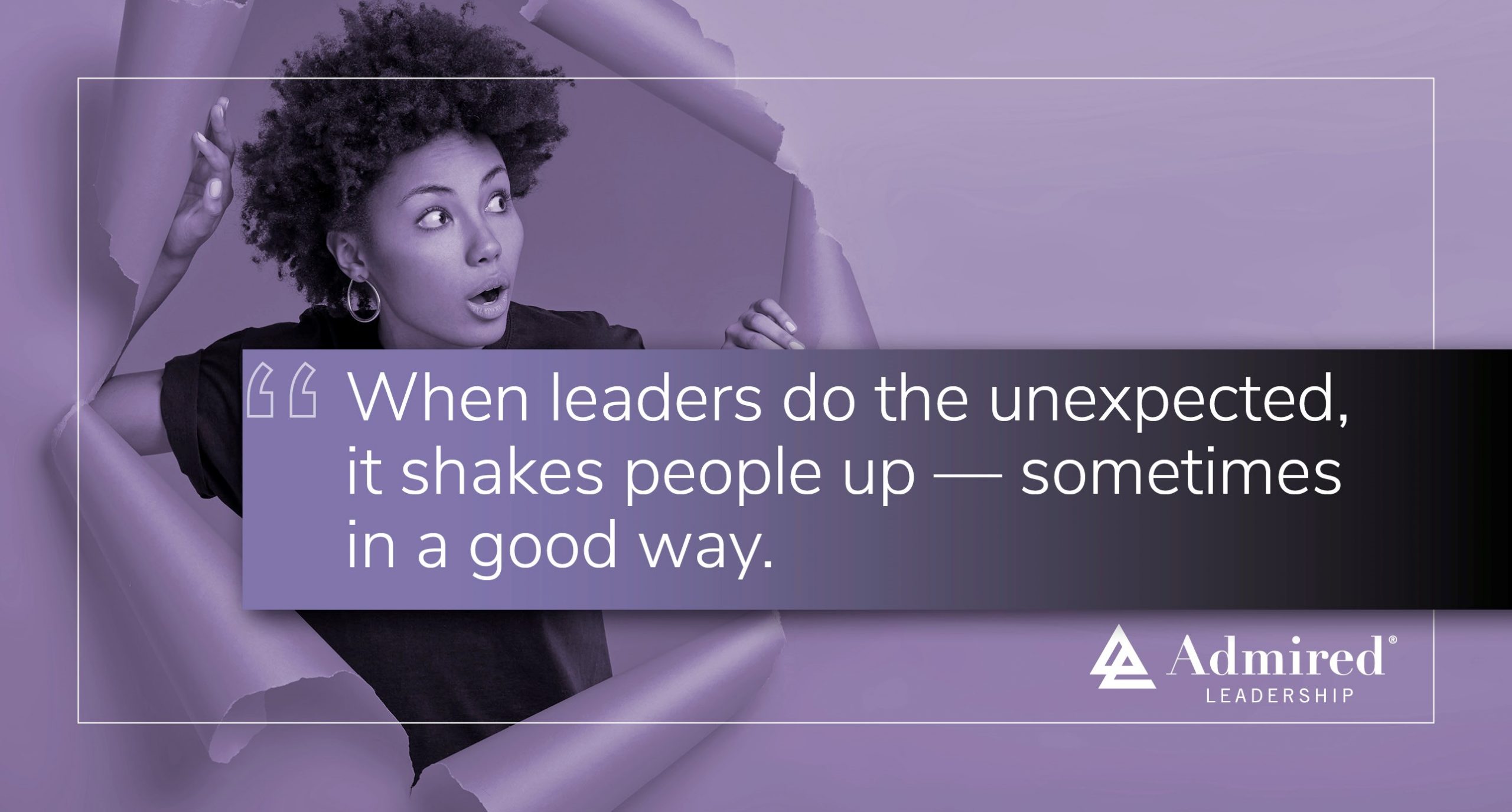 Positively Violate Expectations