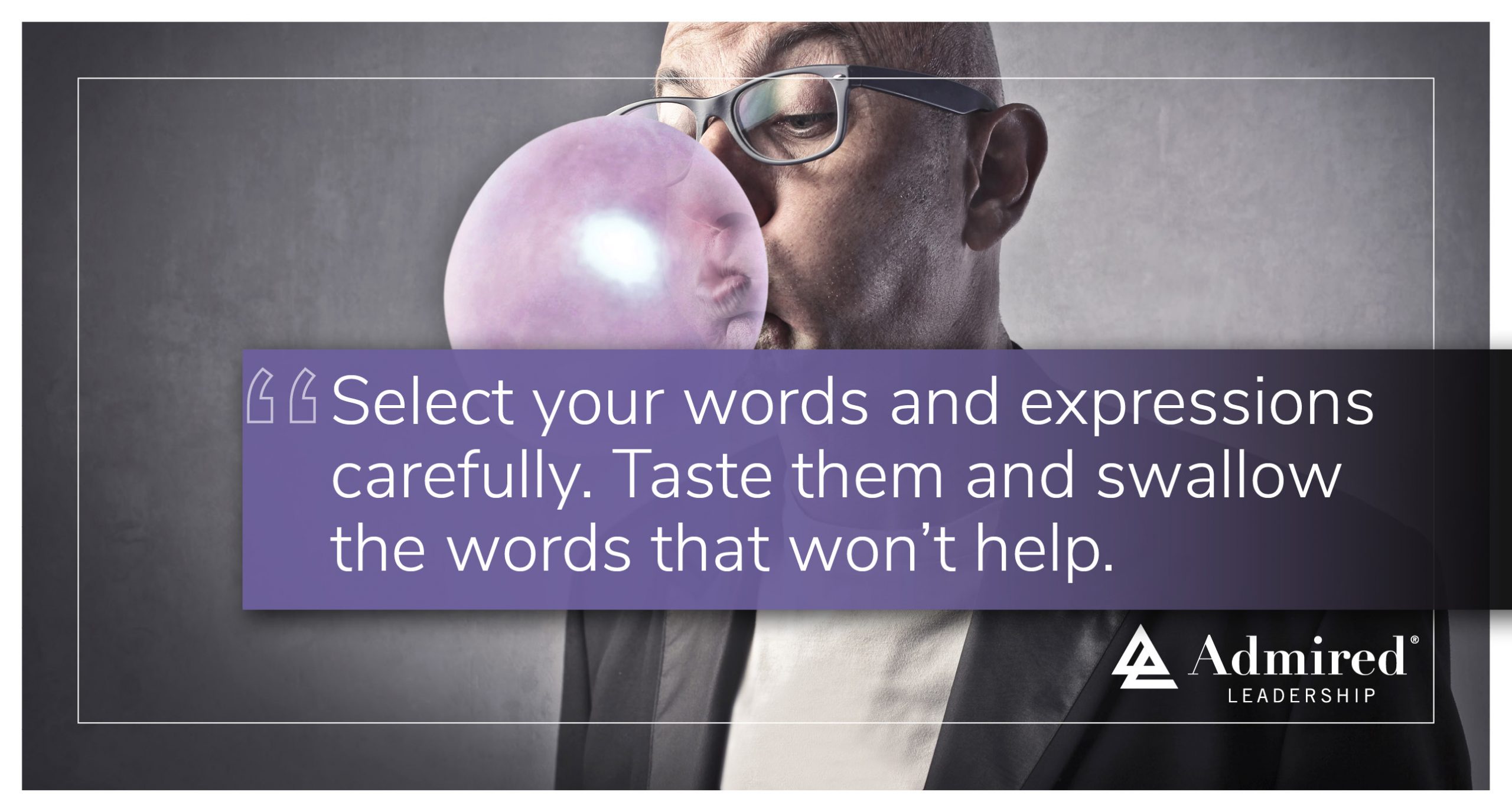 Taste Your Words Before You Spit Them Out