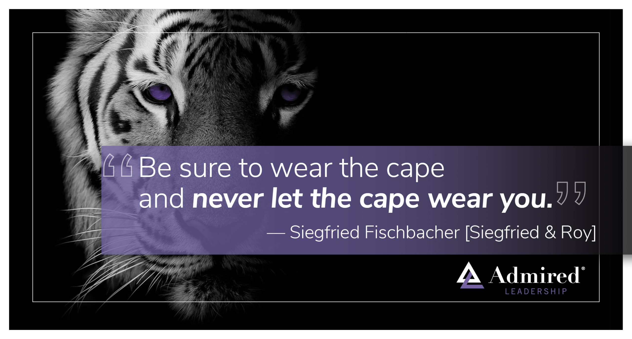 Never Let the Cape Wear You