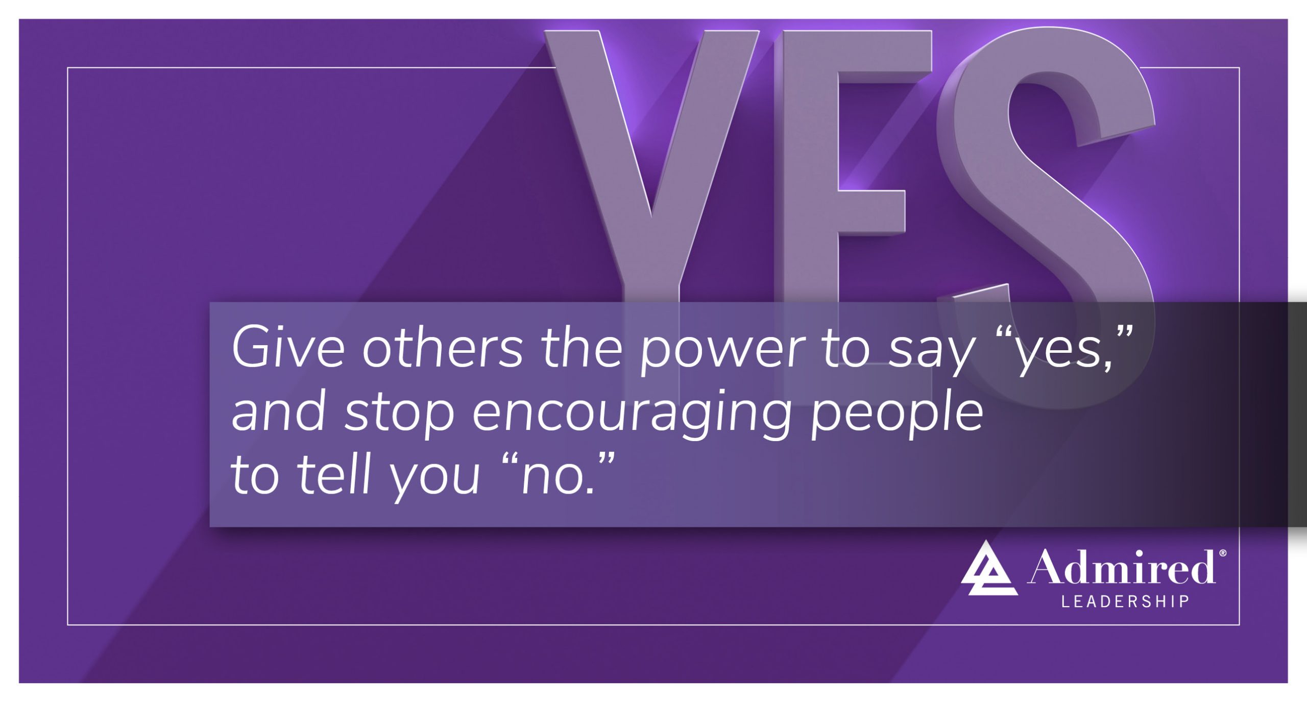 Give People a Choice Between Two Yeses