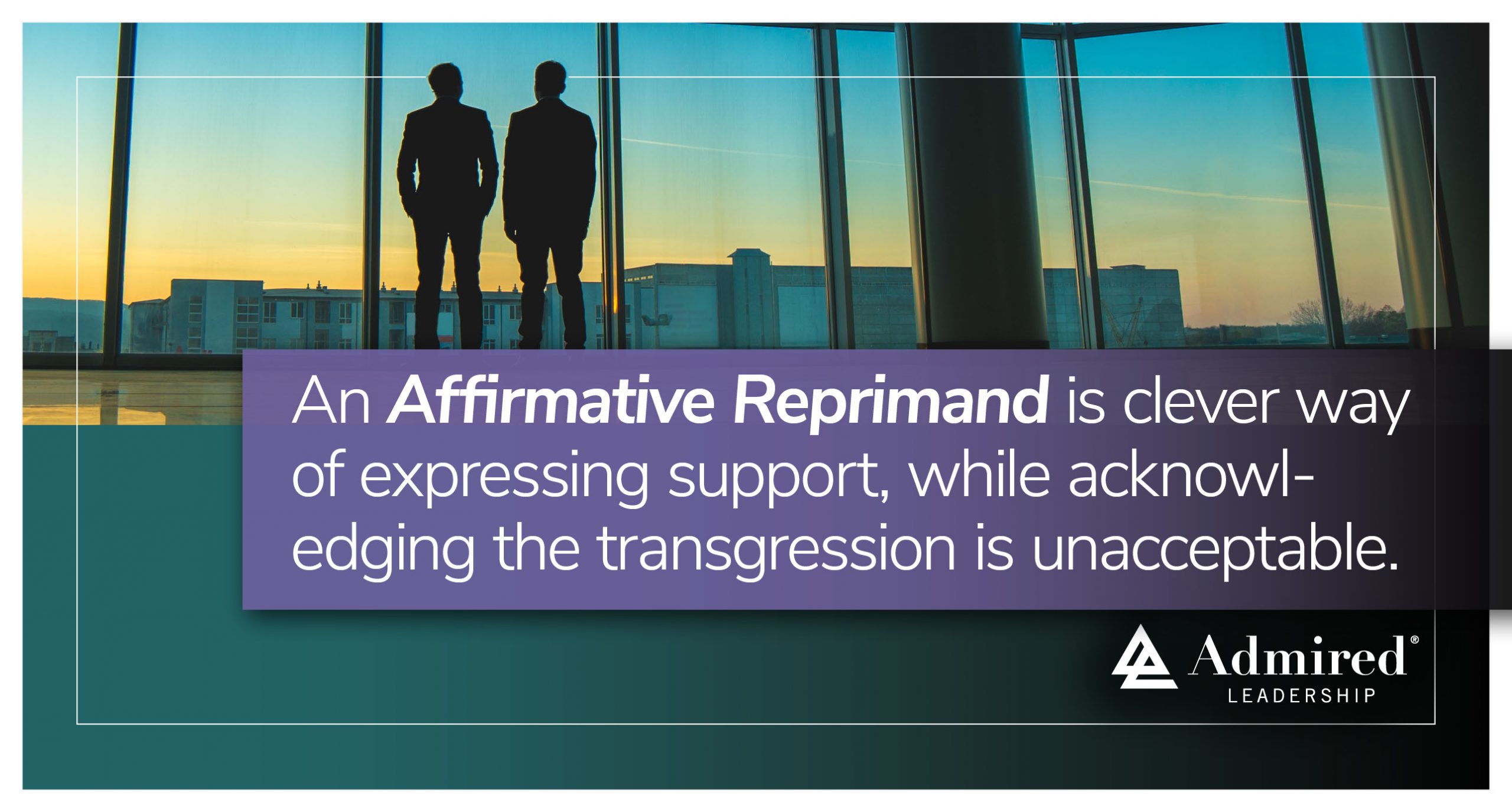 The Affirmative Reprimand