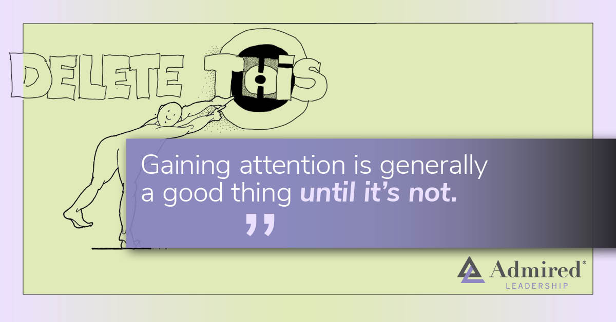 Deleting Information Often Draws More Attention to It