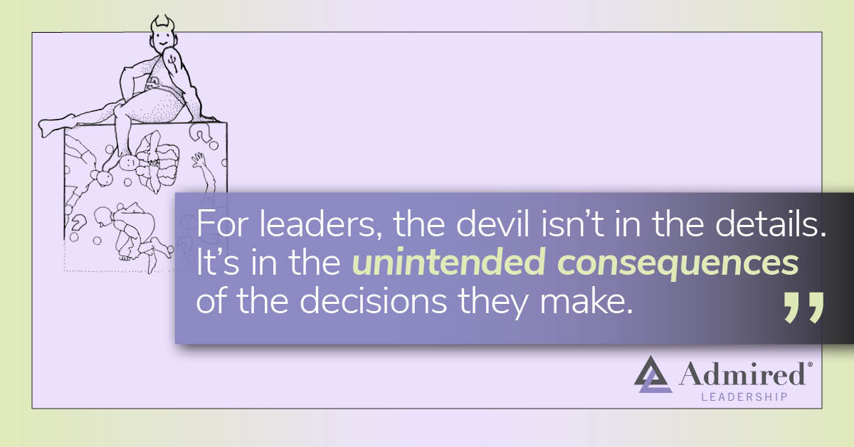 Wickedly Predicting the Unintended Consequences of Decisions￼