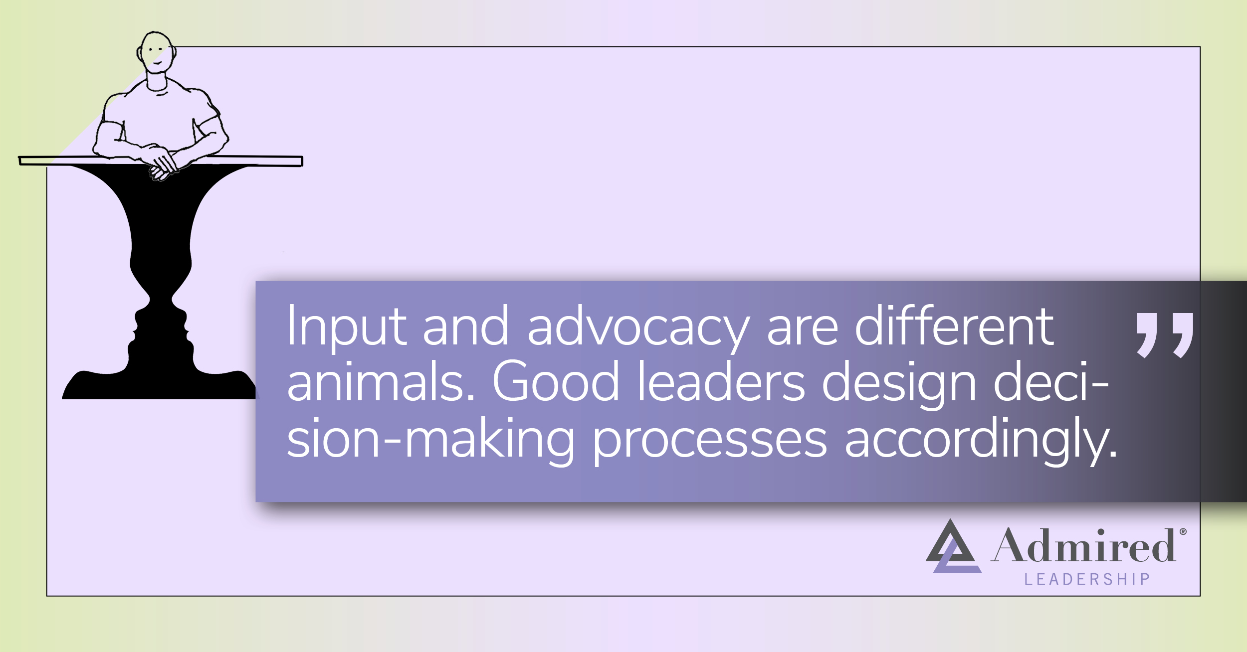 How Do I Get a Seat at the Table?