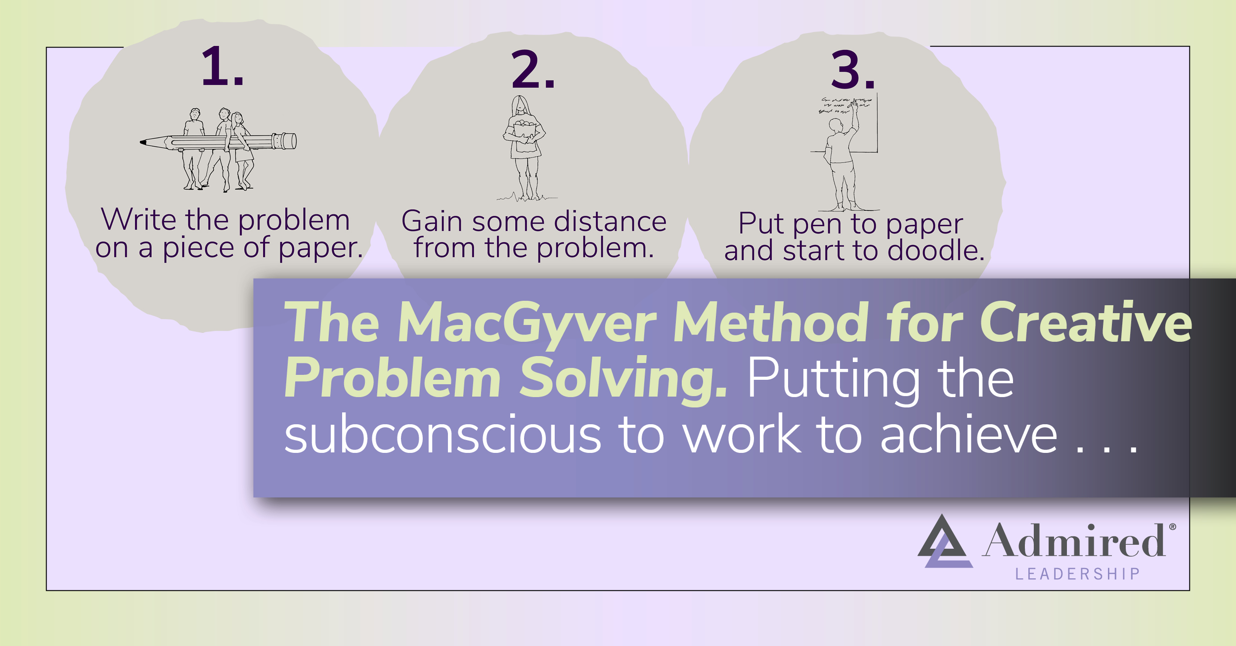 The MacGyver Method for Creative Problem Solving