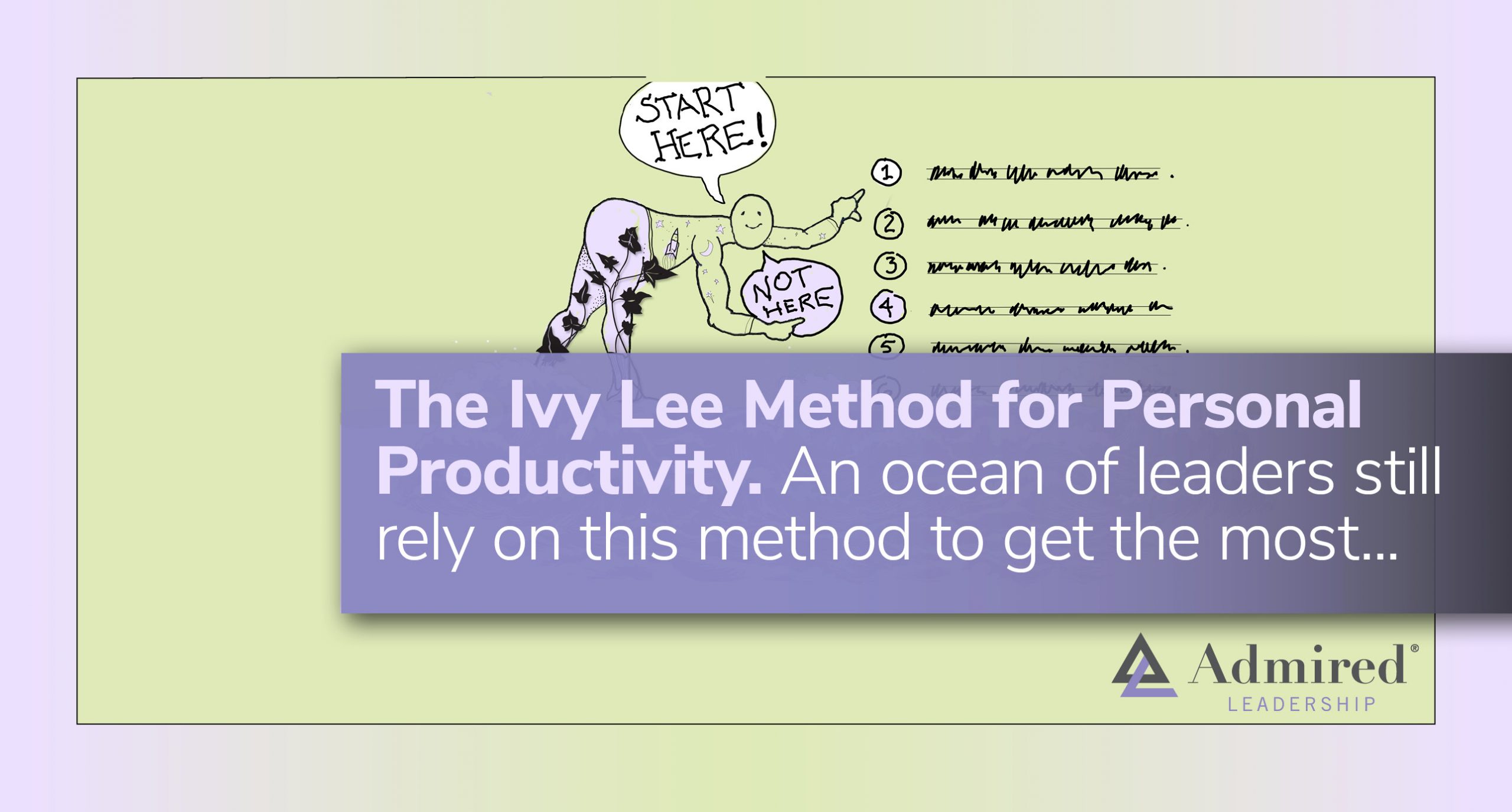 The Ivy Lee Method for Personal Productivity