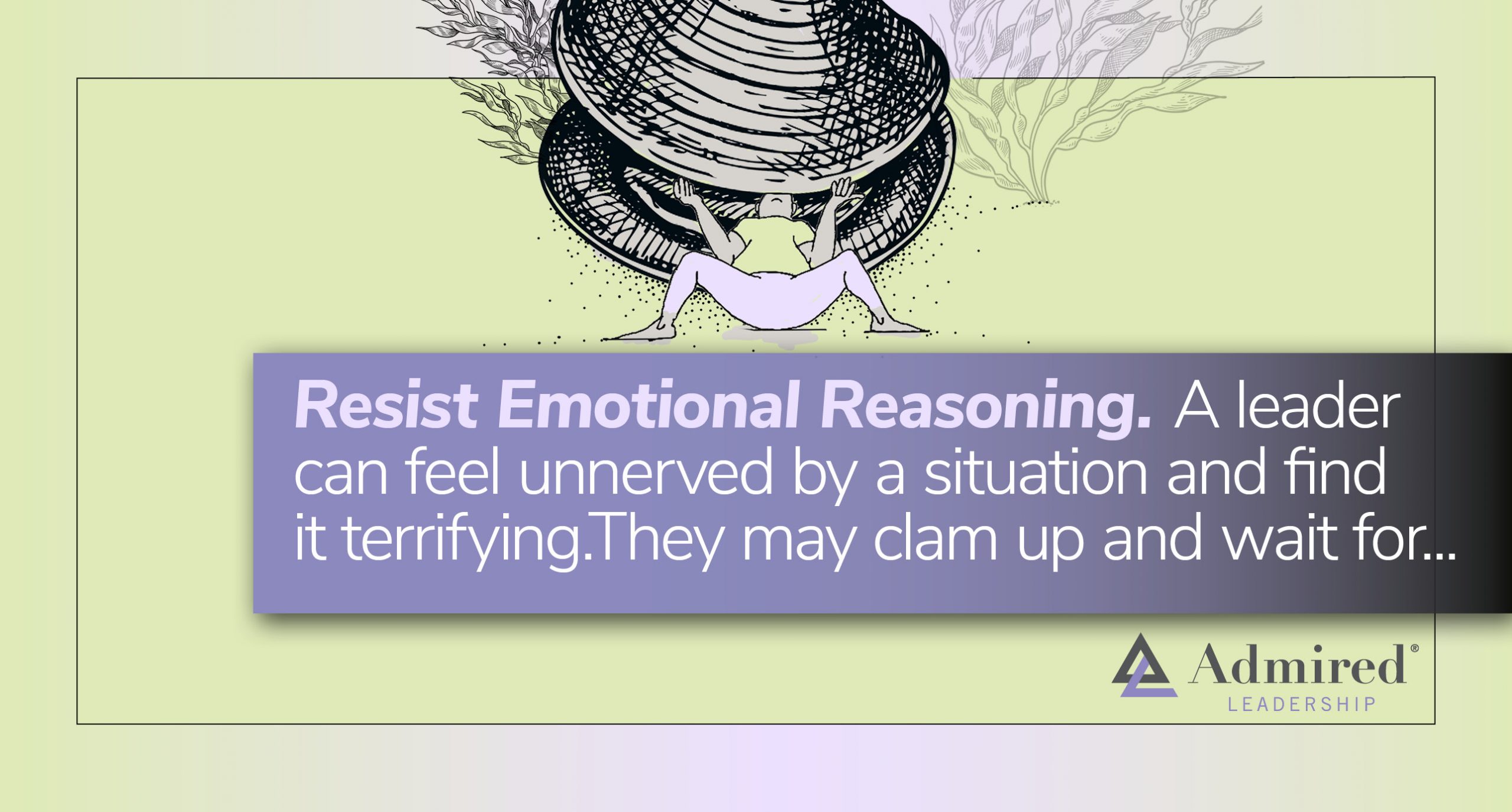 Resist Emotional Reasoning