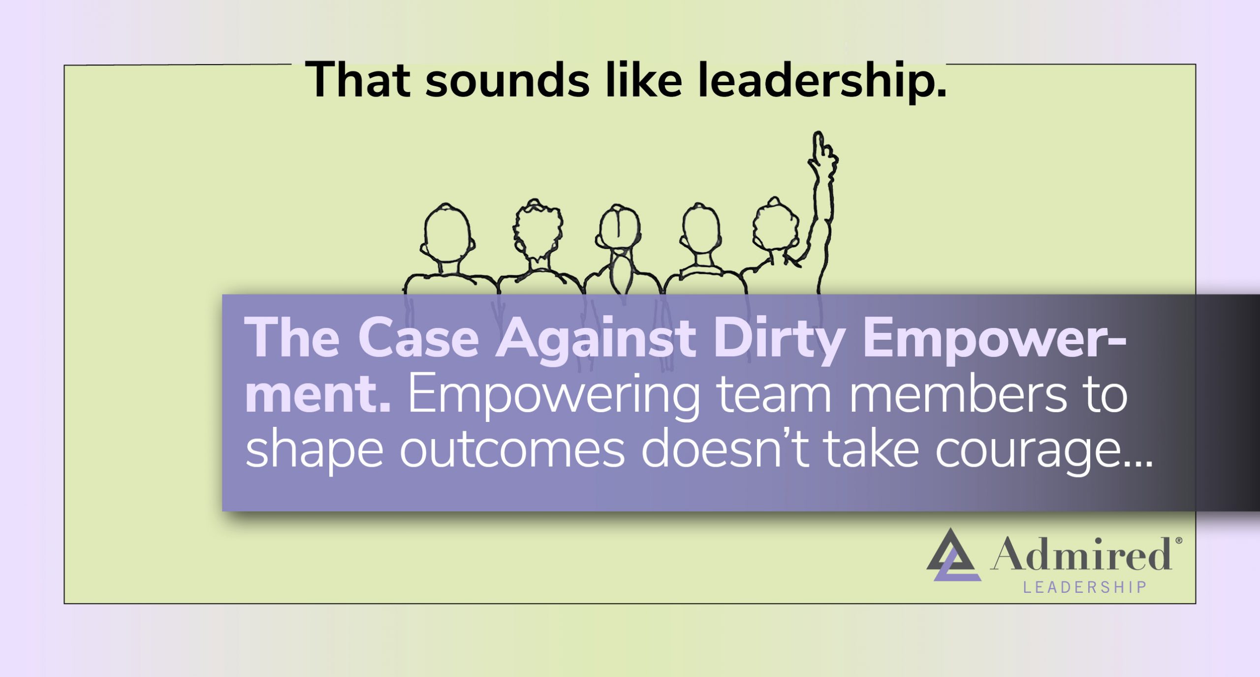 The Case Against Dirty Empowerment