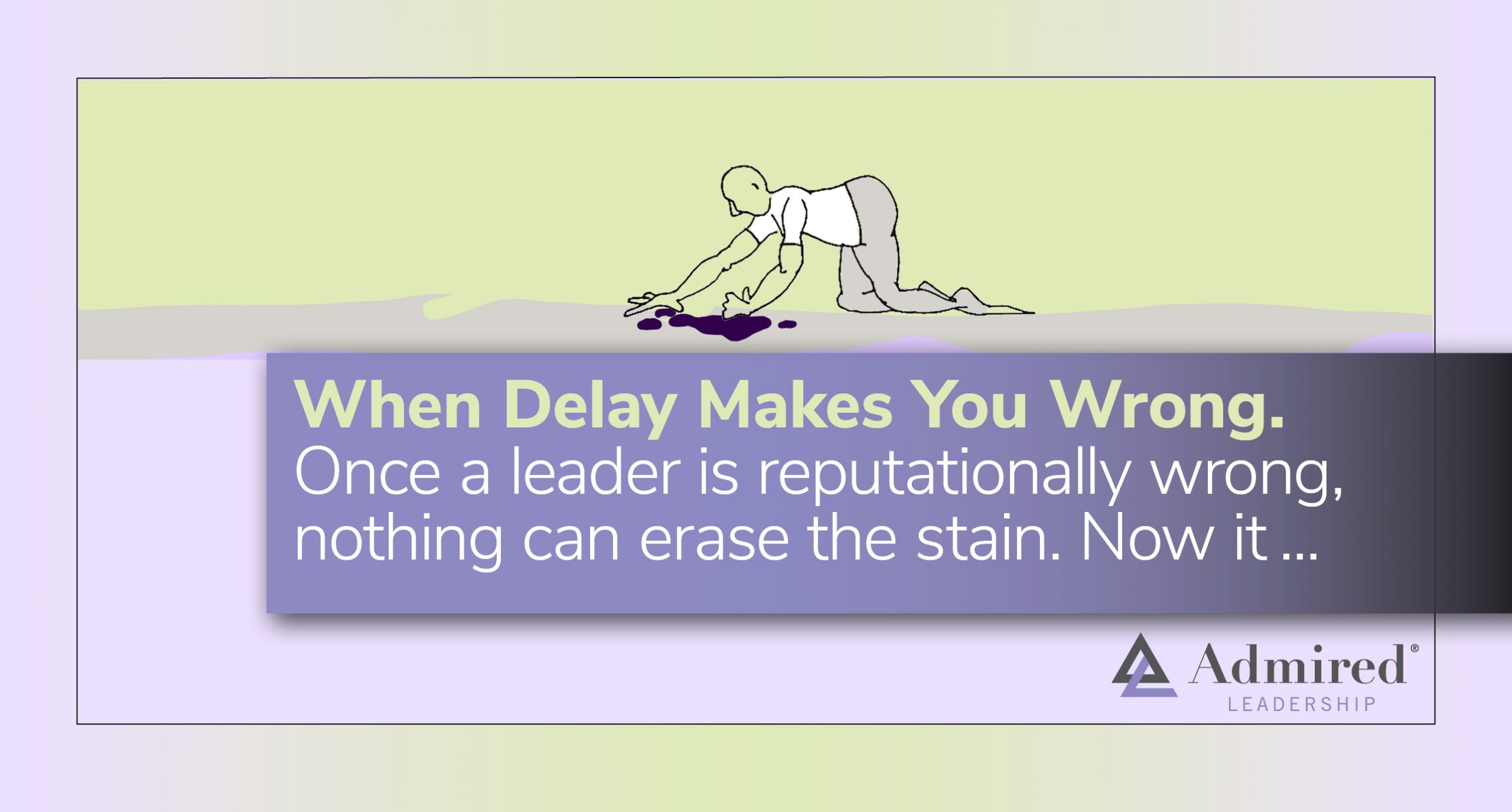 When Delay Makes You Wrong