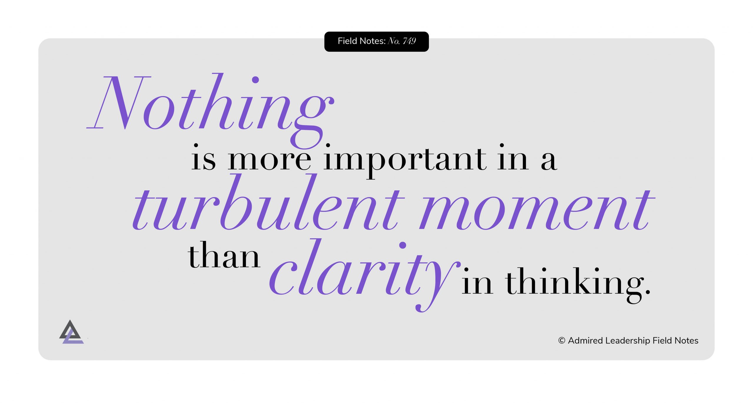 When Things Look Grim, Be Quick to Accept the Downside