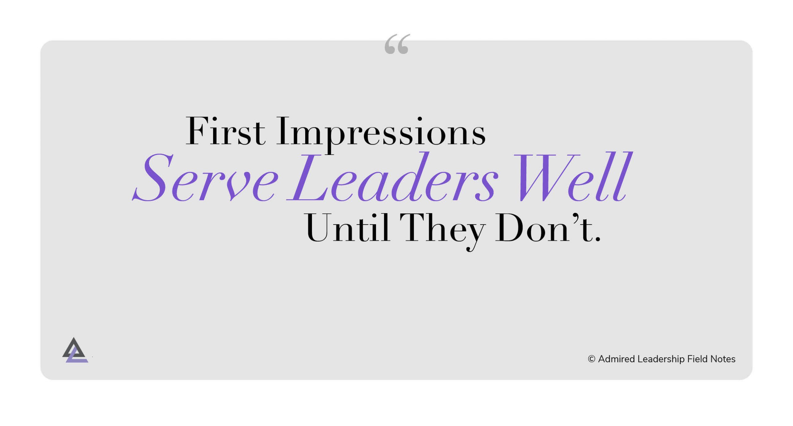 Challenging a Strong First Impression