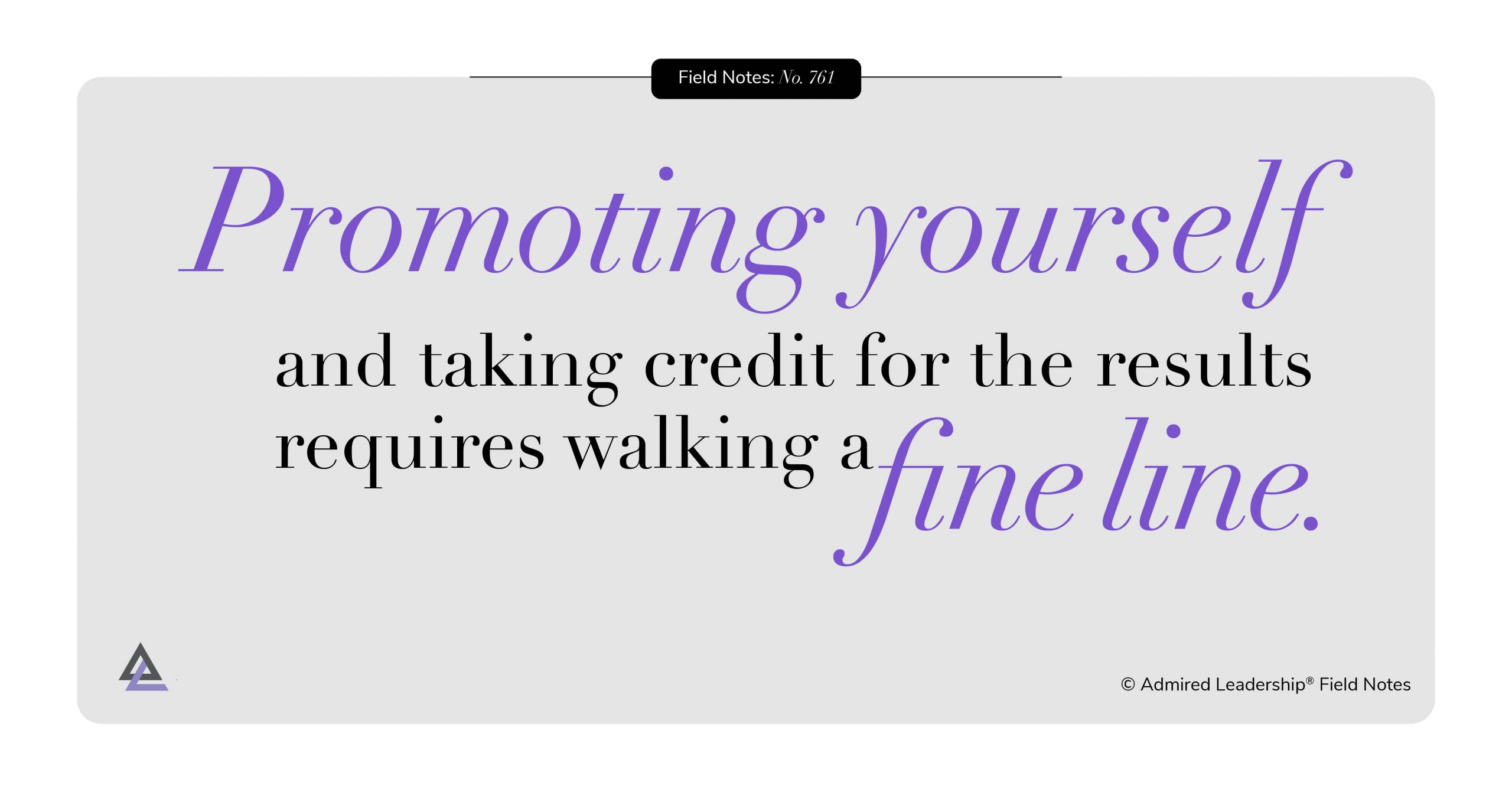 Promote Yourself Without Promoting Yourself