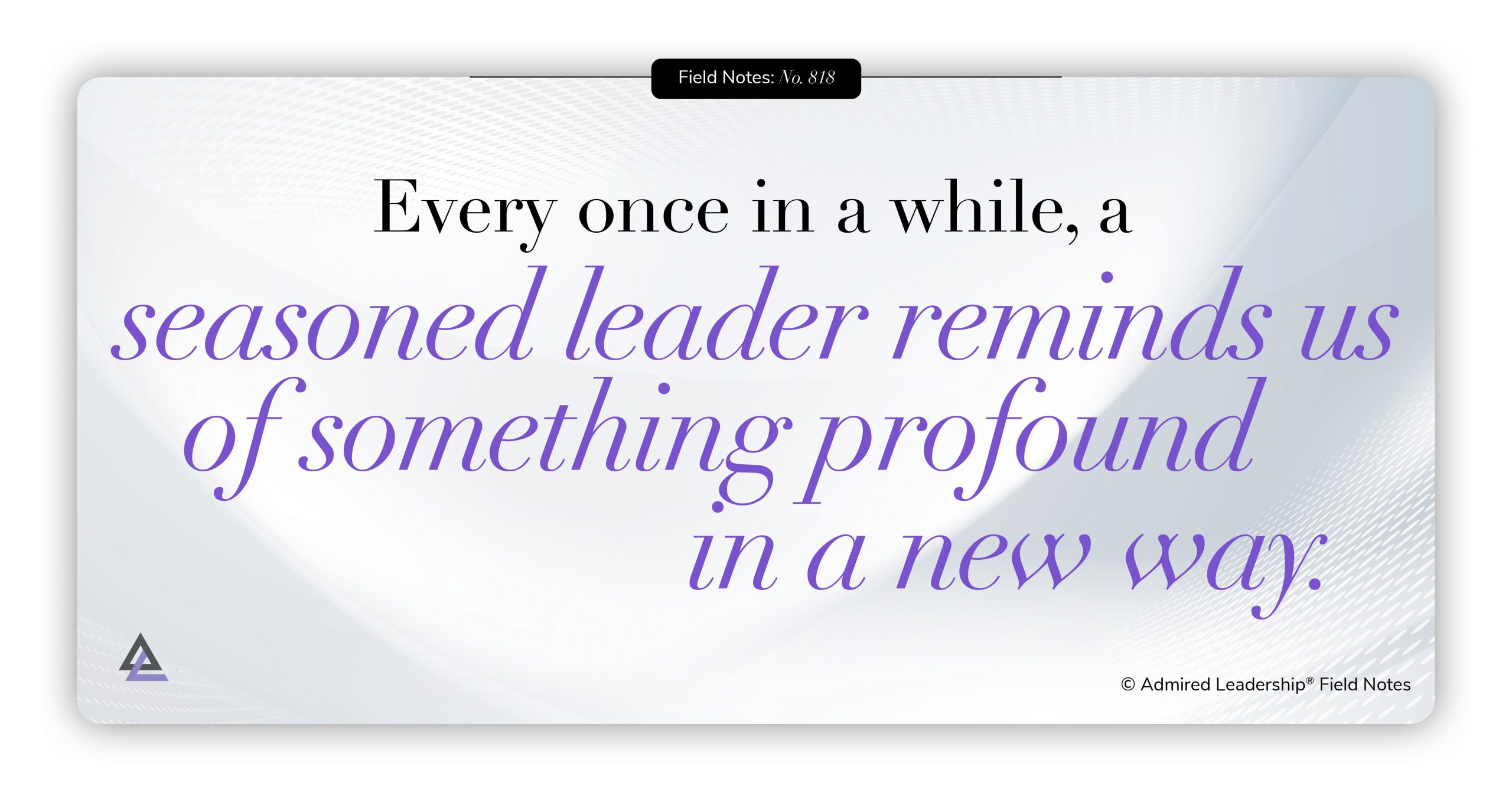 The Price of Leadership