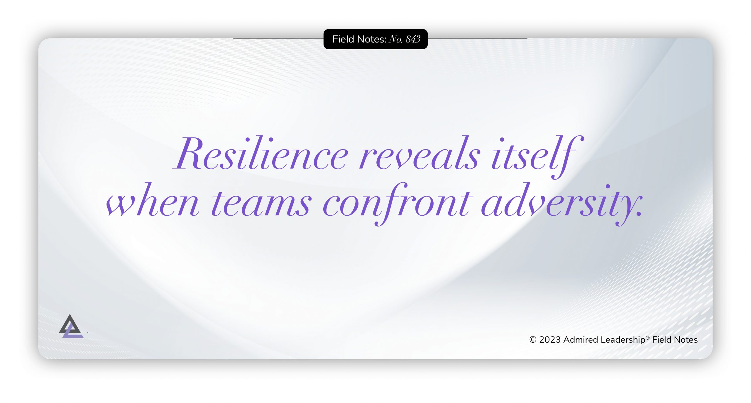 How Resilient Is Your Team?
