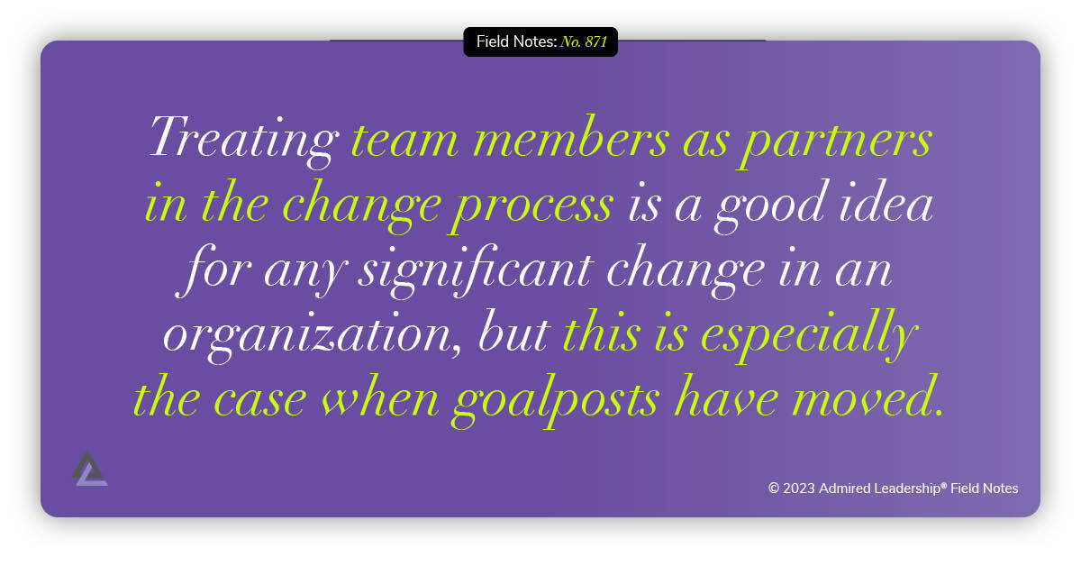 When the Goalposts Move