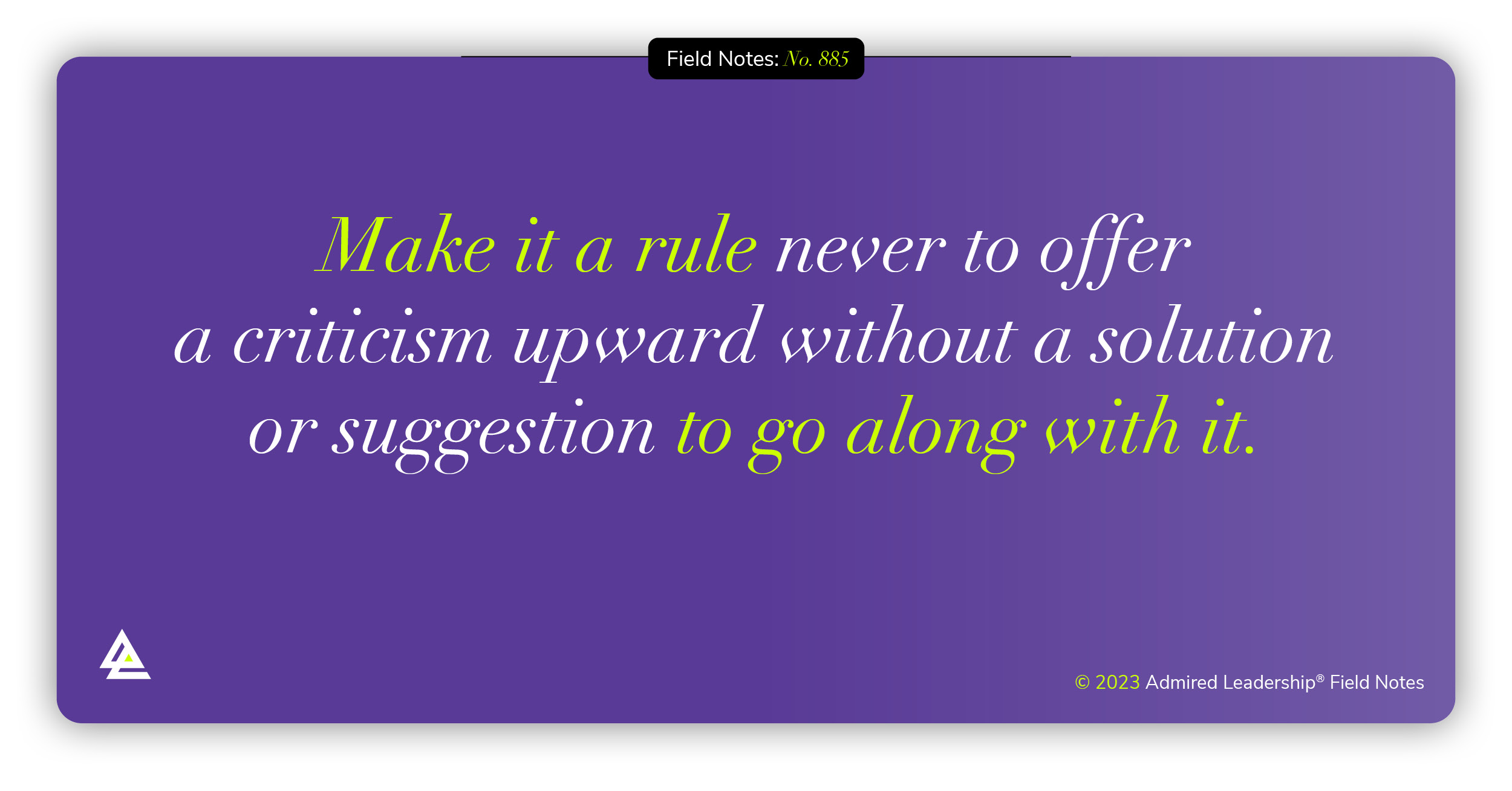 Upward Feedback or Complaint?