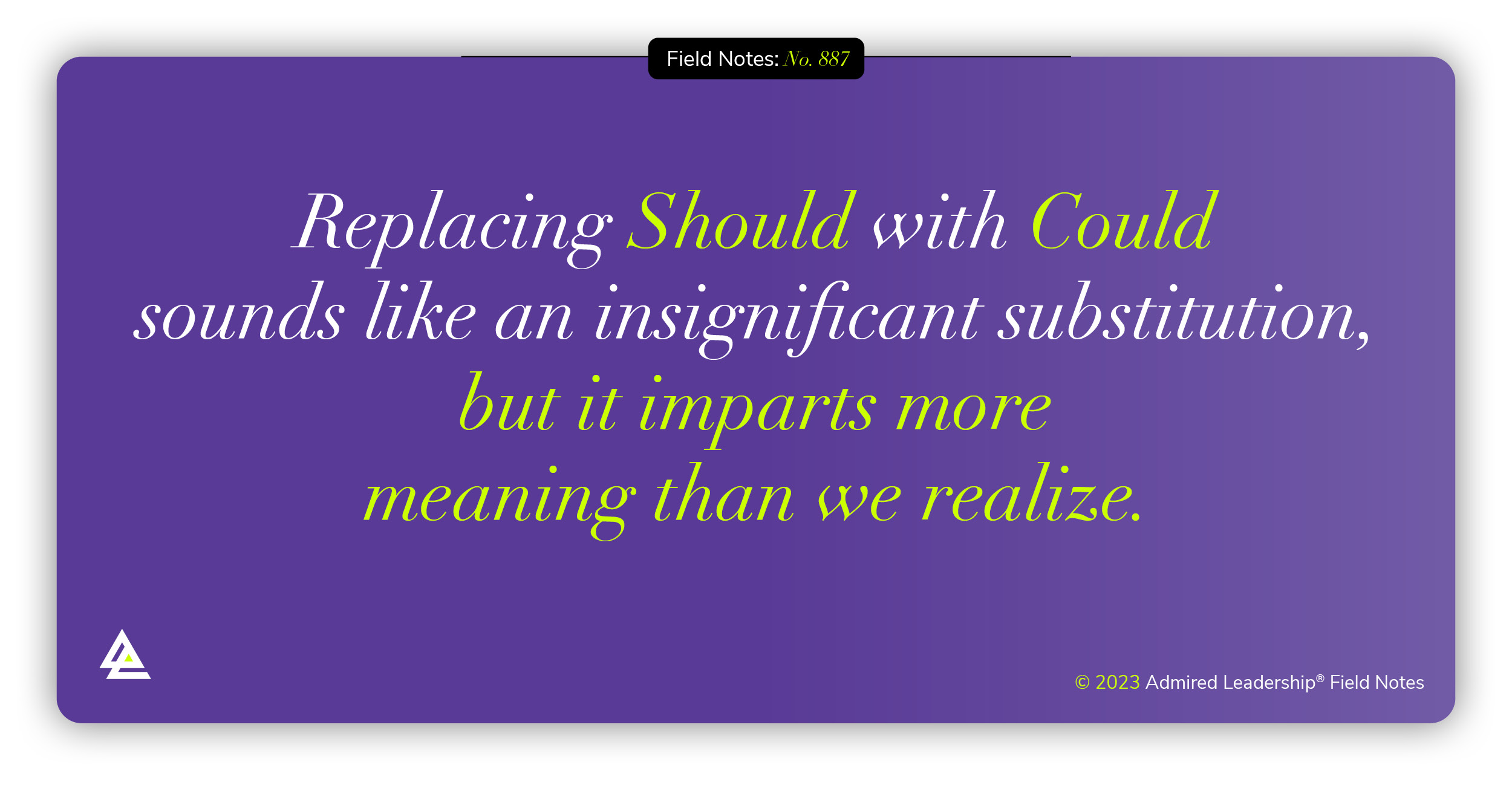 Are You a Should or Could Leader?