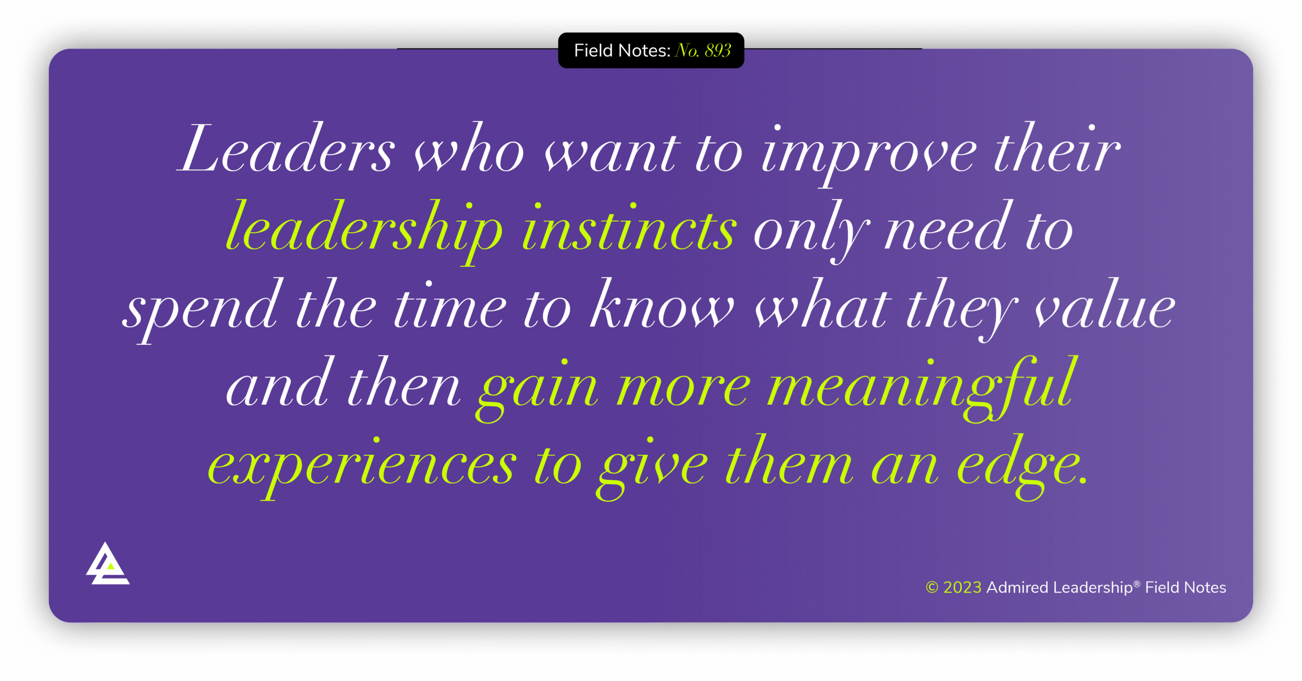 Where Do Leadership Instincts Come From?