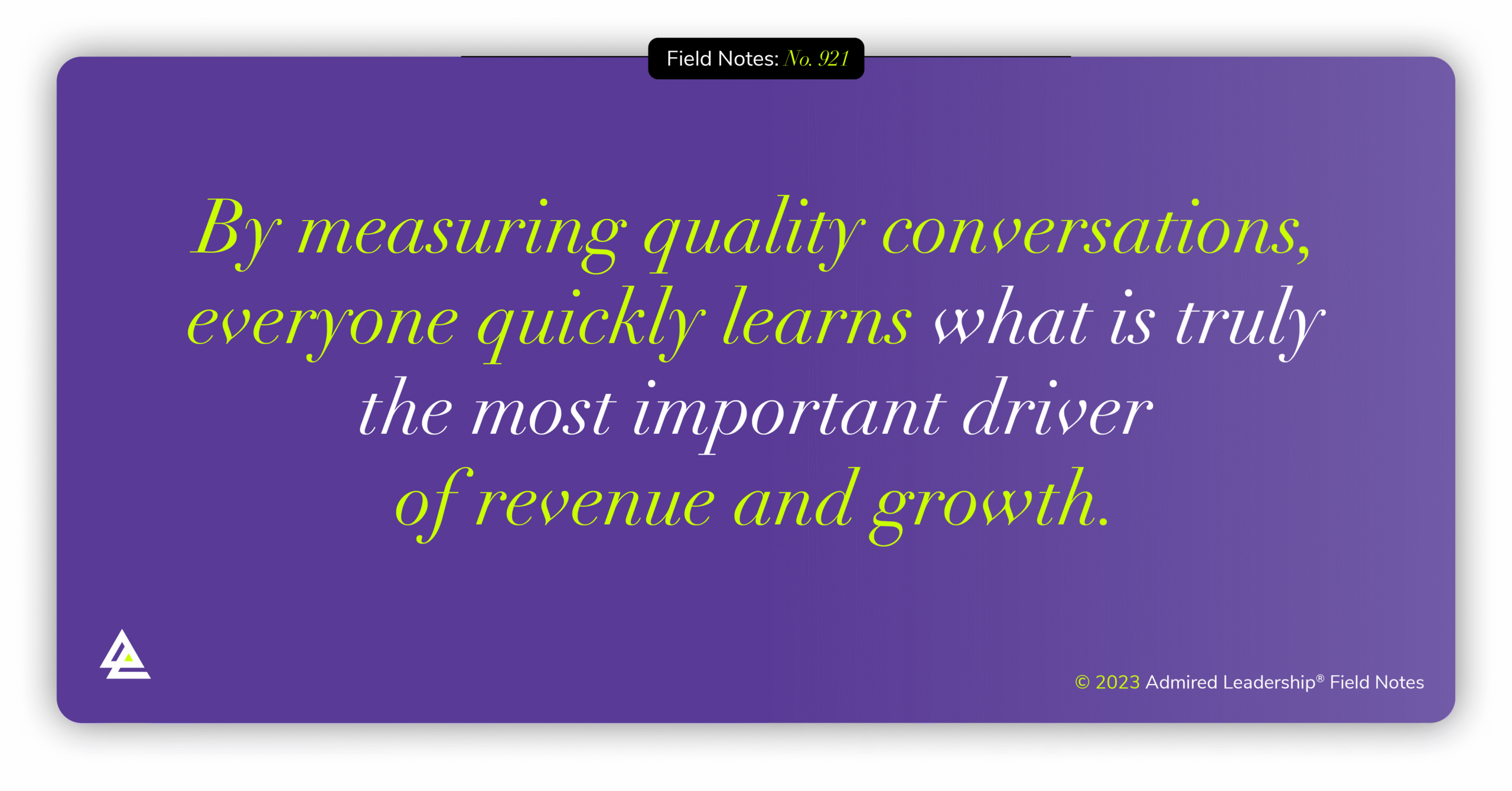 Track Conversations Before Sales Growth