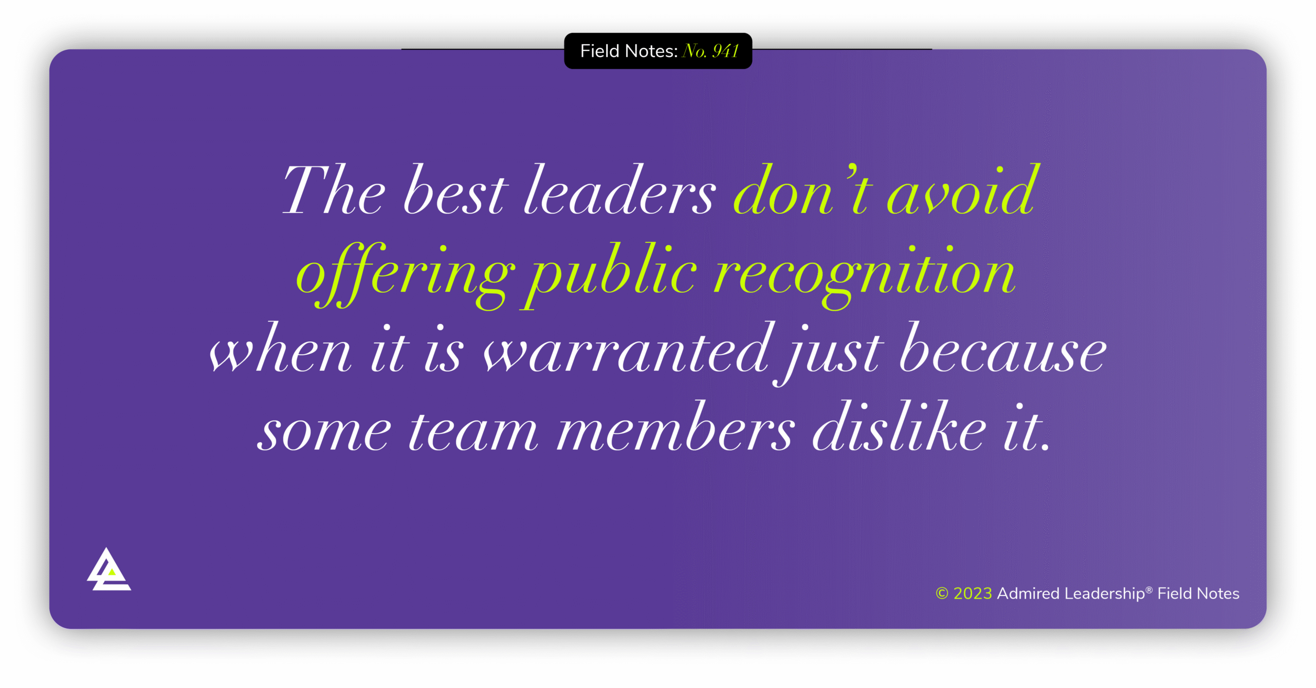 Why Some People Don’t Like Public Recognition