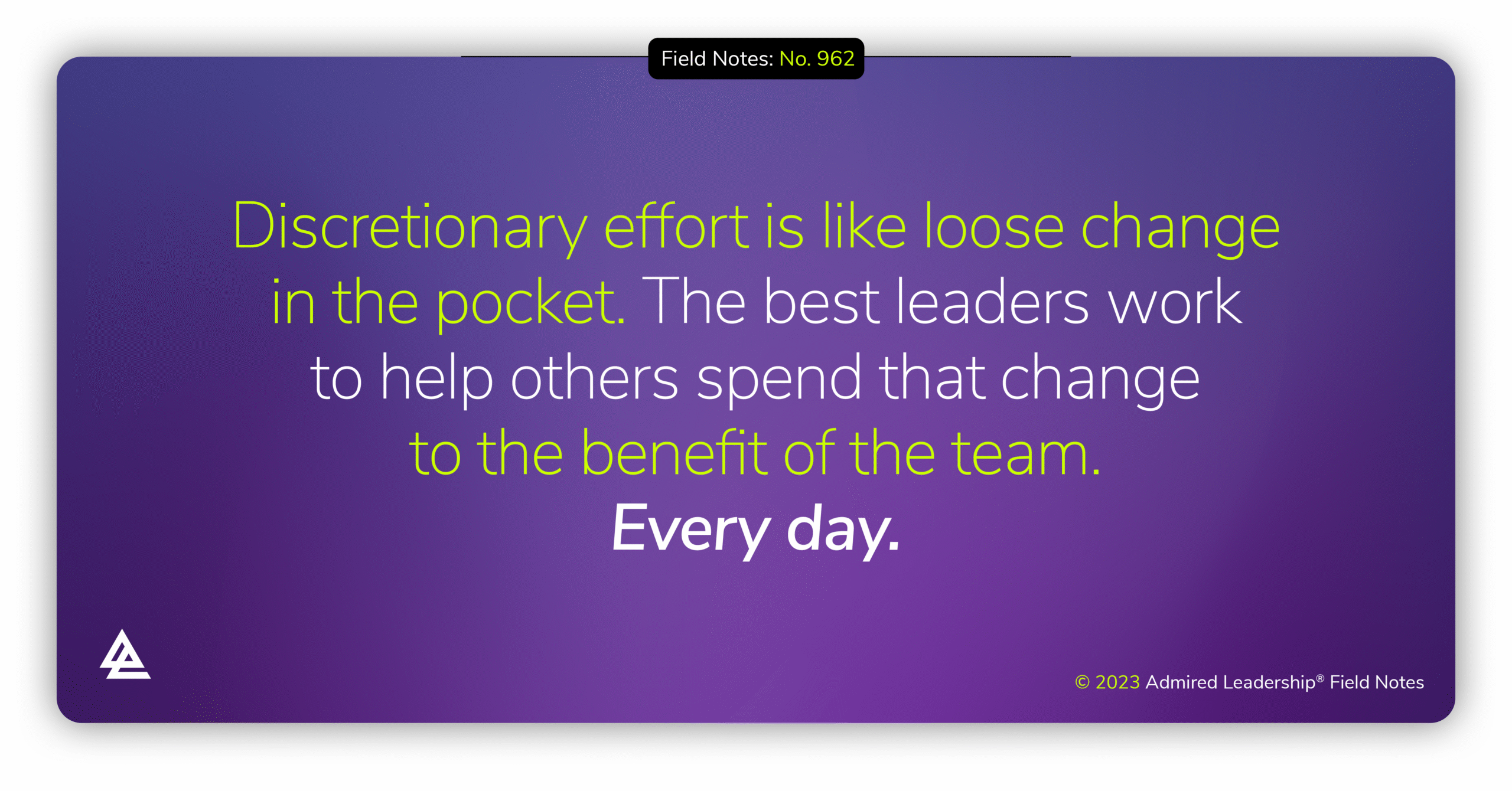 Motivating People to Fully Engage