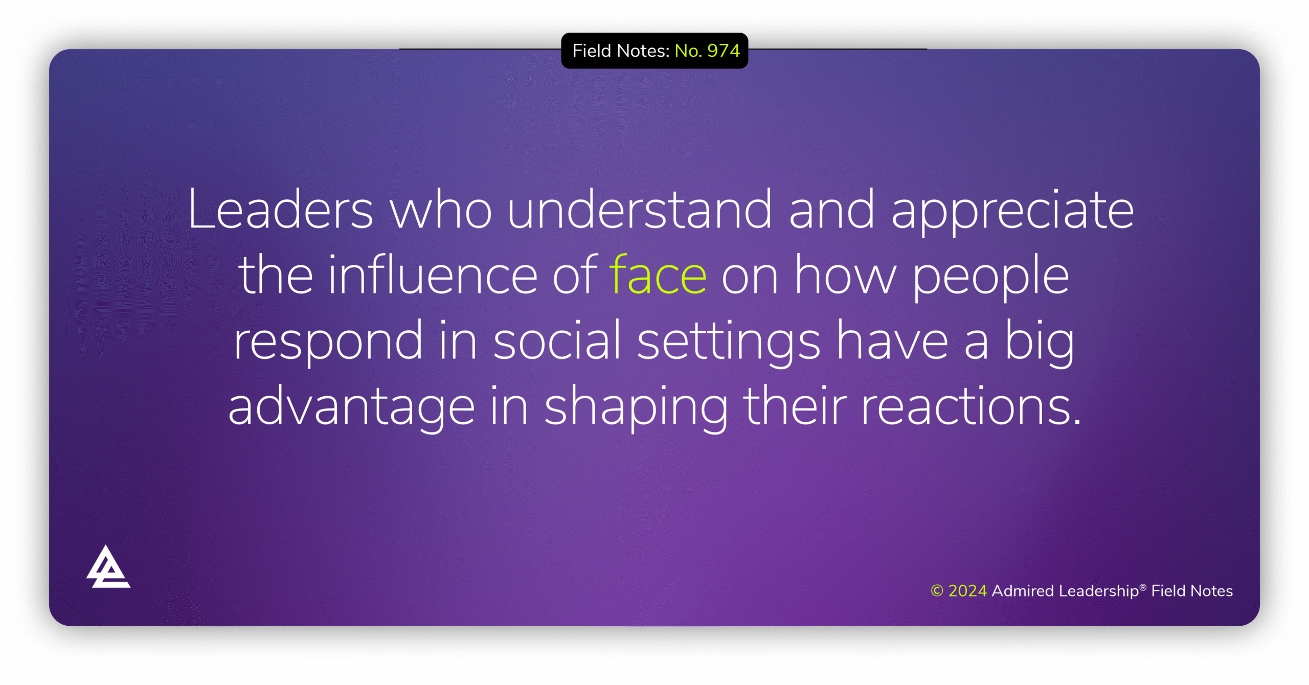 Giving Others What They Need to Save Face