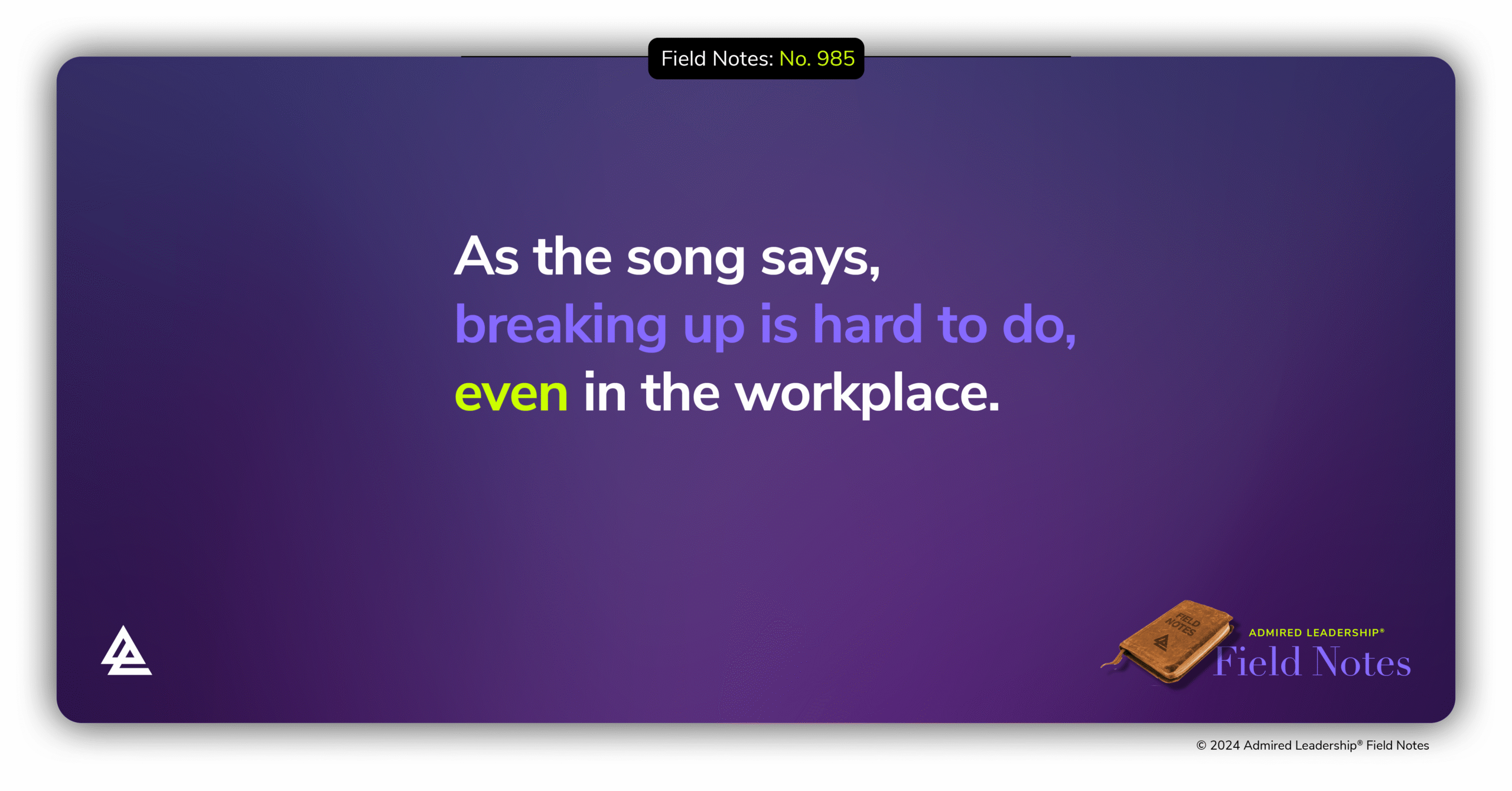 Tolerate People Until You Don’t Have To