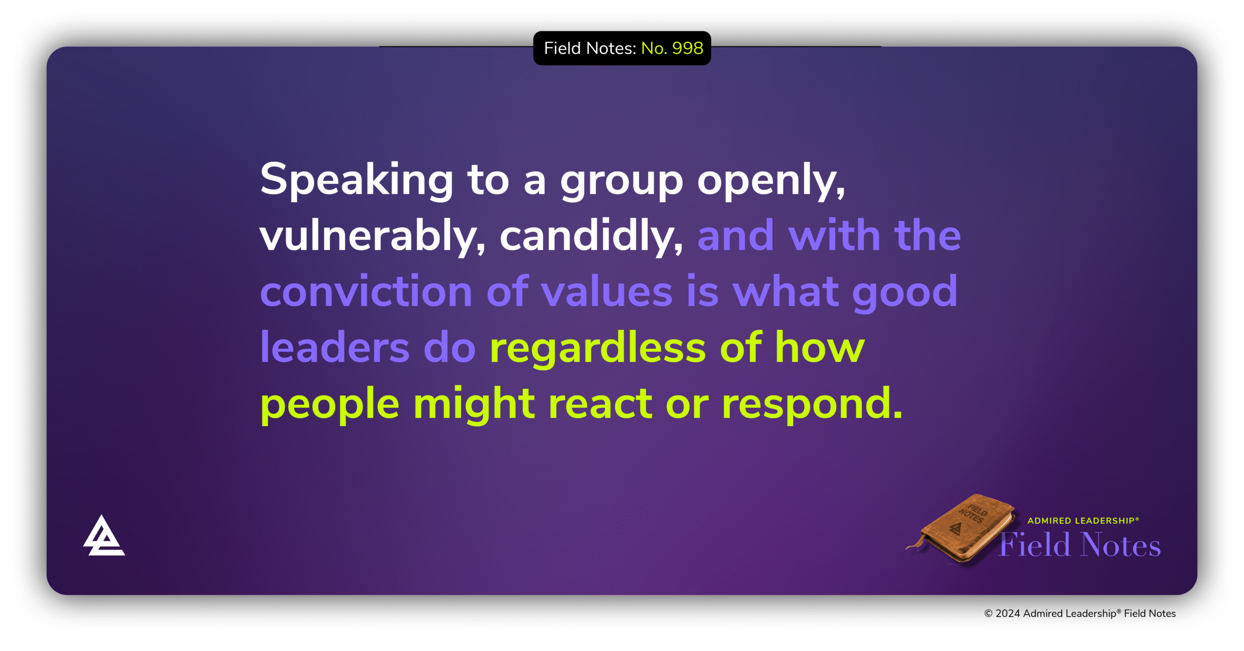 In Large Groups, Someone Will Always Be Offended