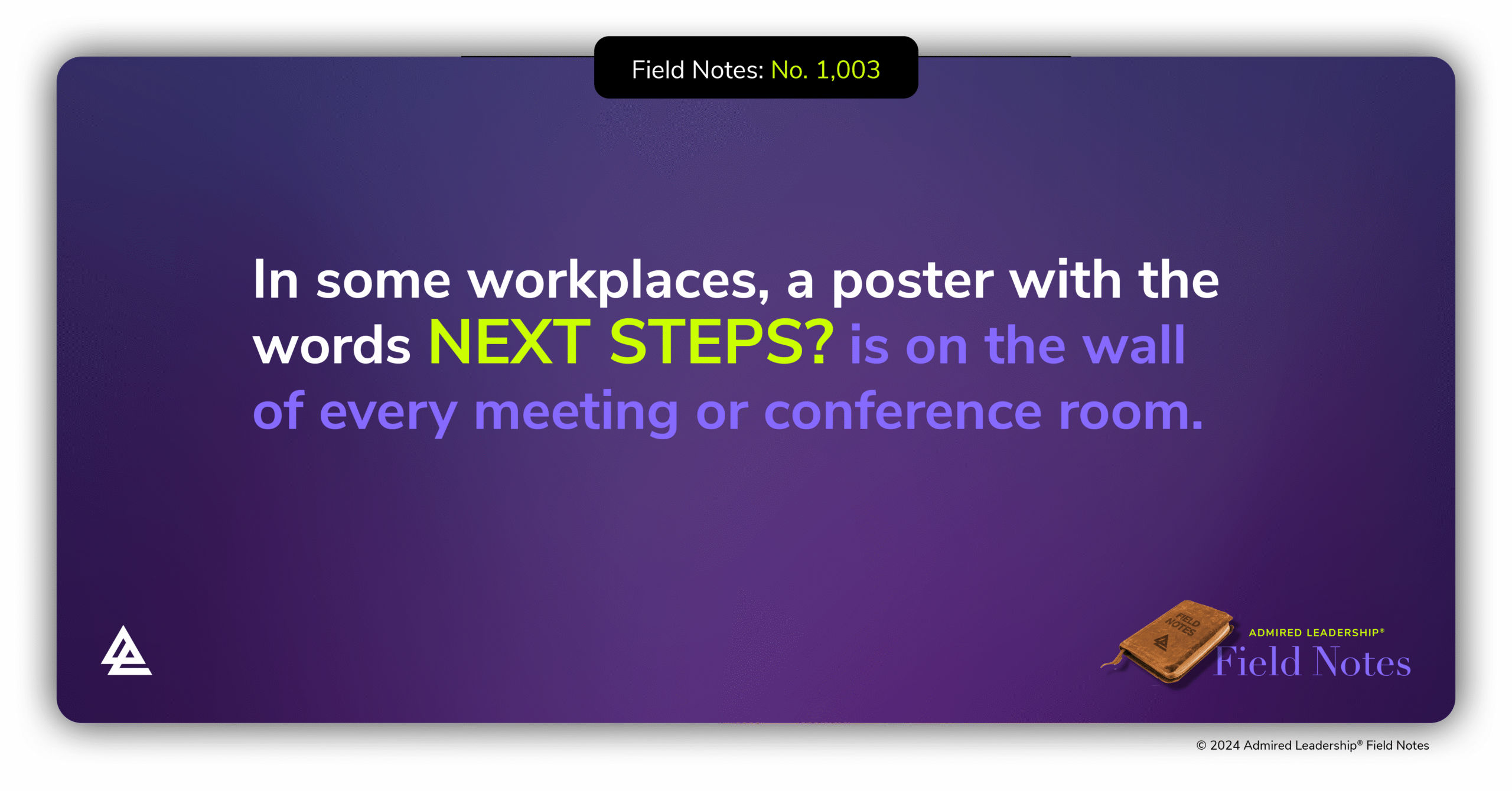 Clarifying Next Steps Before the Meeting Ends