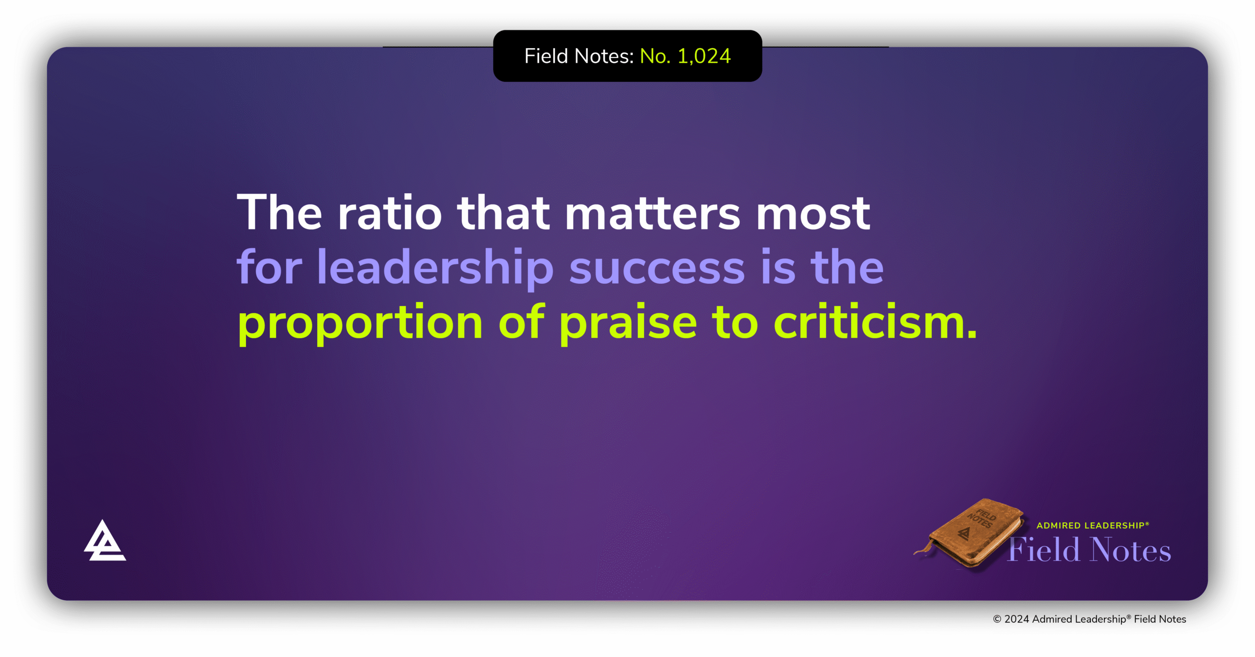 The Leadership Ratio That Matters Most