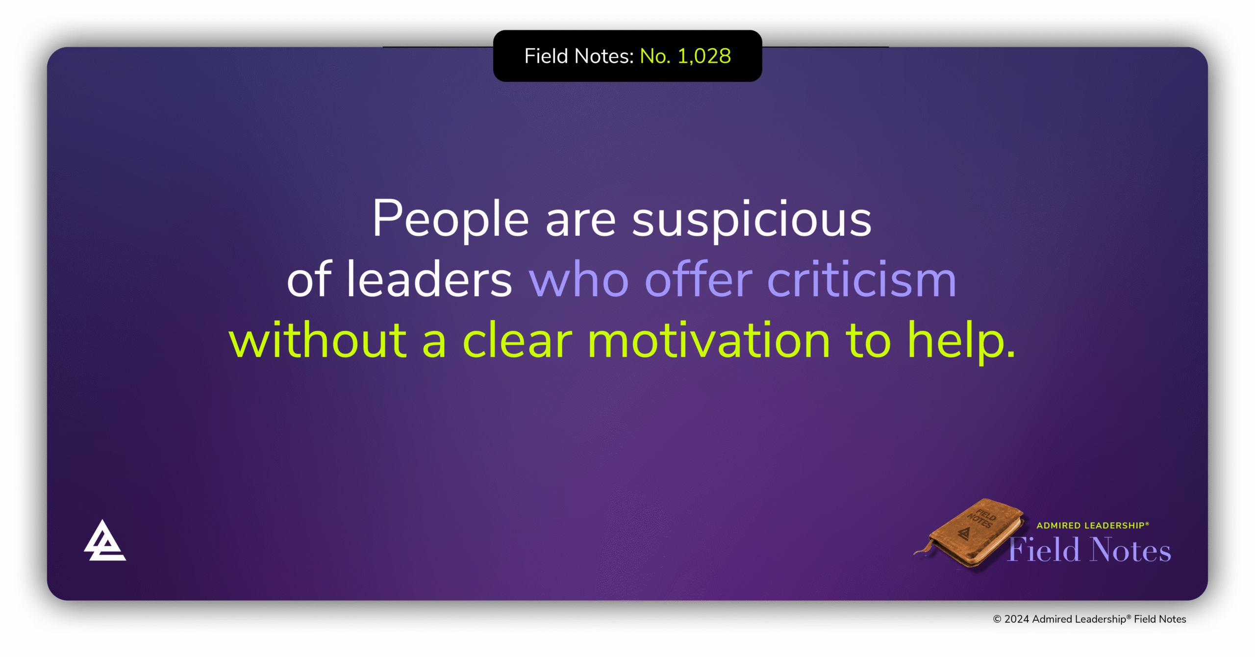 The Relationship Between Feedback and Caring