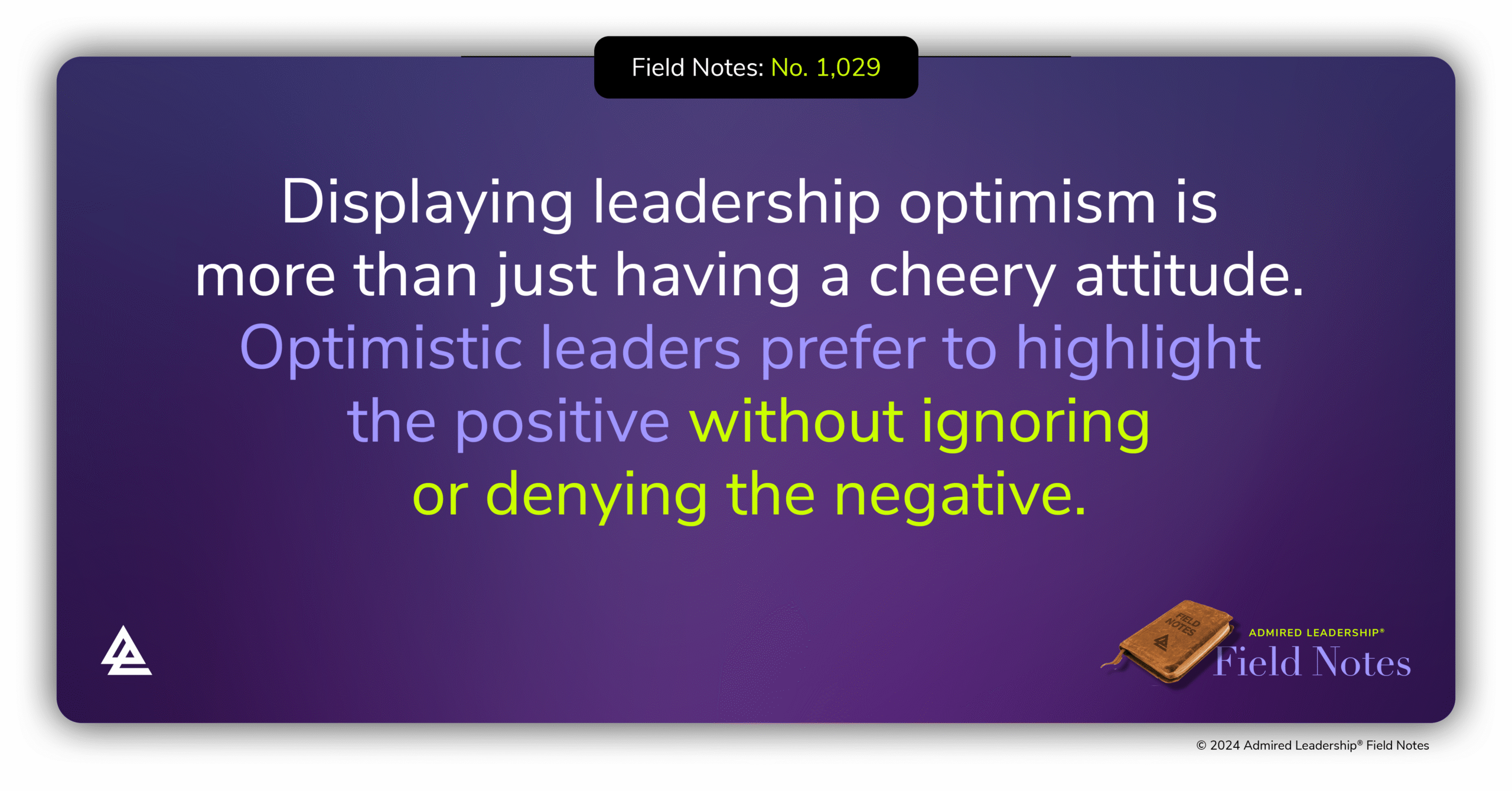 Optimism Is Not Wishful Thinking