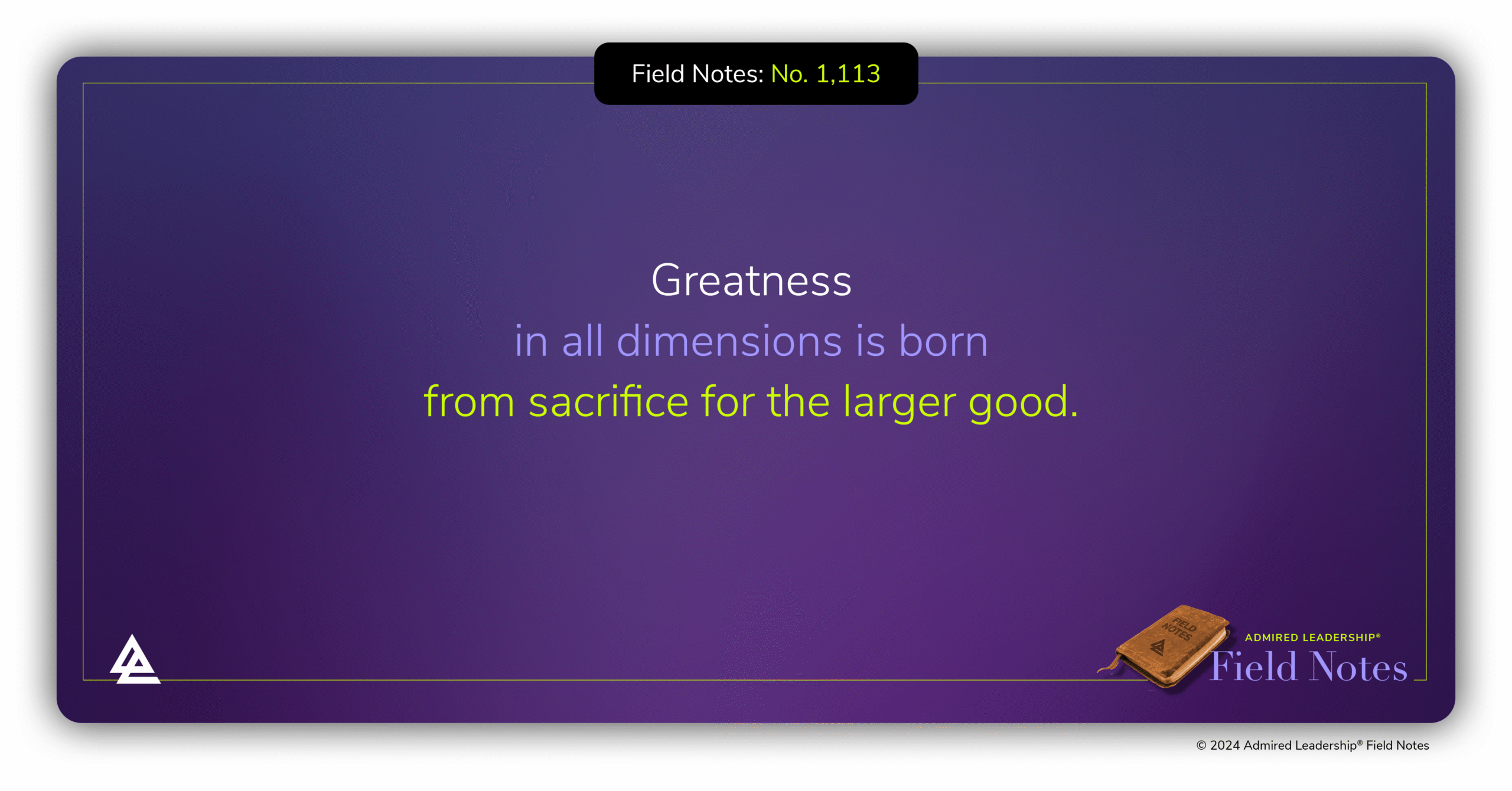 When to Remind Team Members They Are Part of Something Bigger Than Themselves