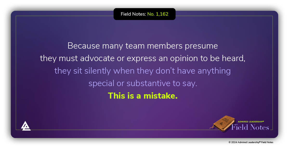 The Many Ways of Being Heard