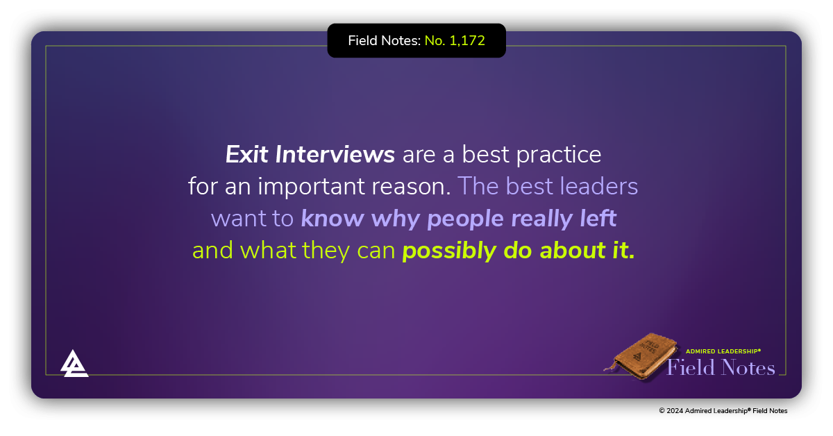The Fabulous Discomfort of Exit Interviews