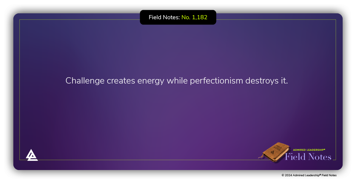 The Problem With Perfectionism