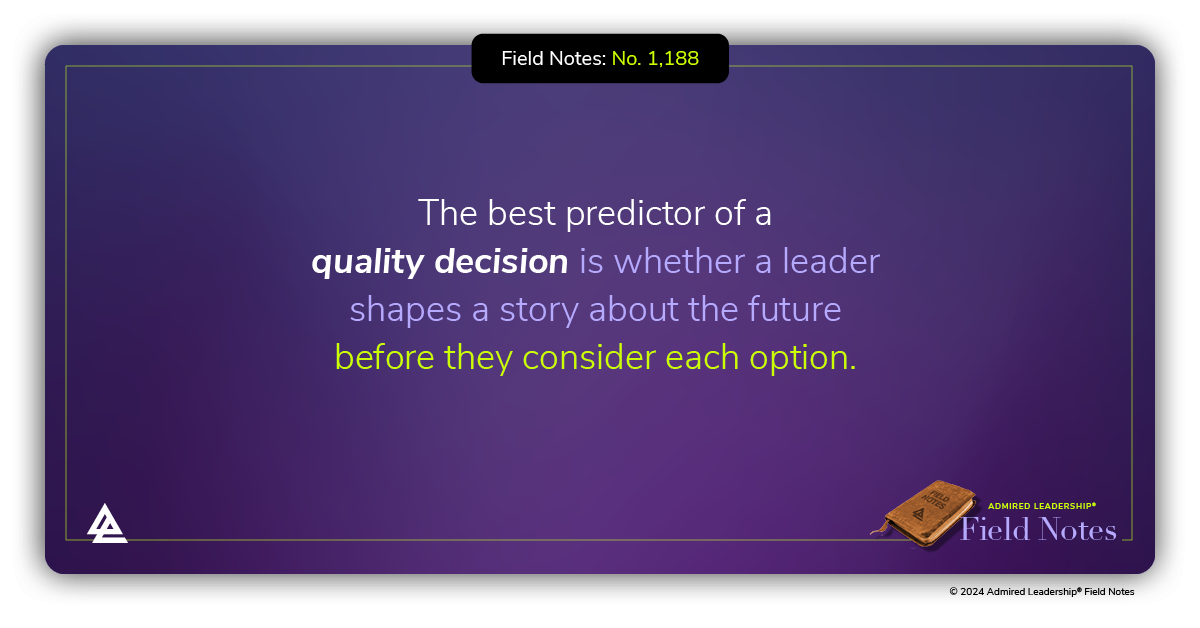 Making Good Decisions About Strategy