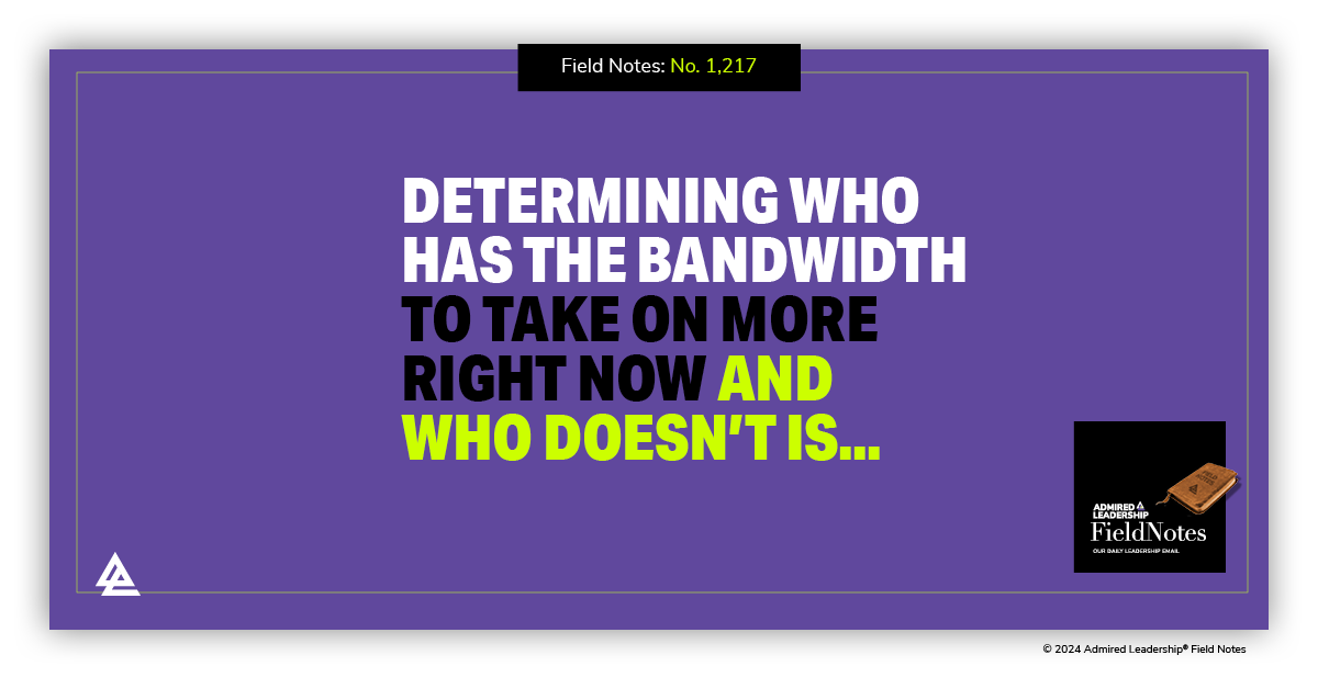 Expanding the Bandwidth of Team Members