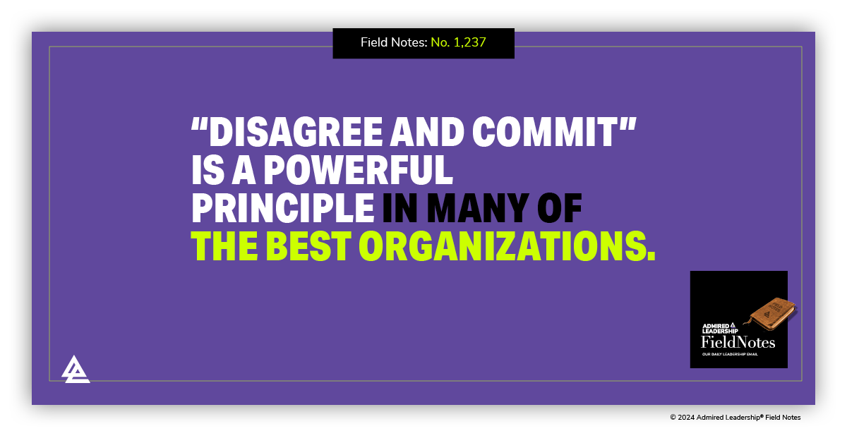 When Decisions You Don’t Agree With Come Down From Above