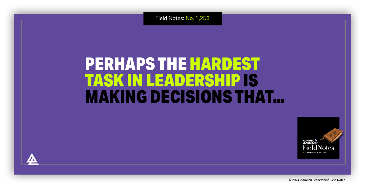 Making Decisions That Negatively Impact People You Care About