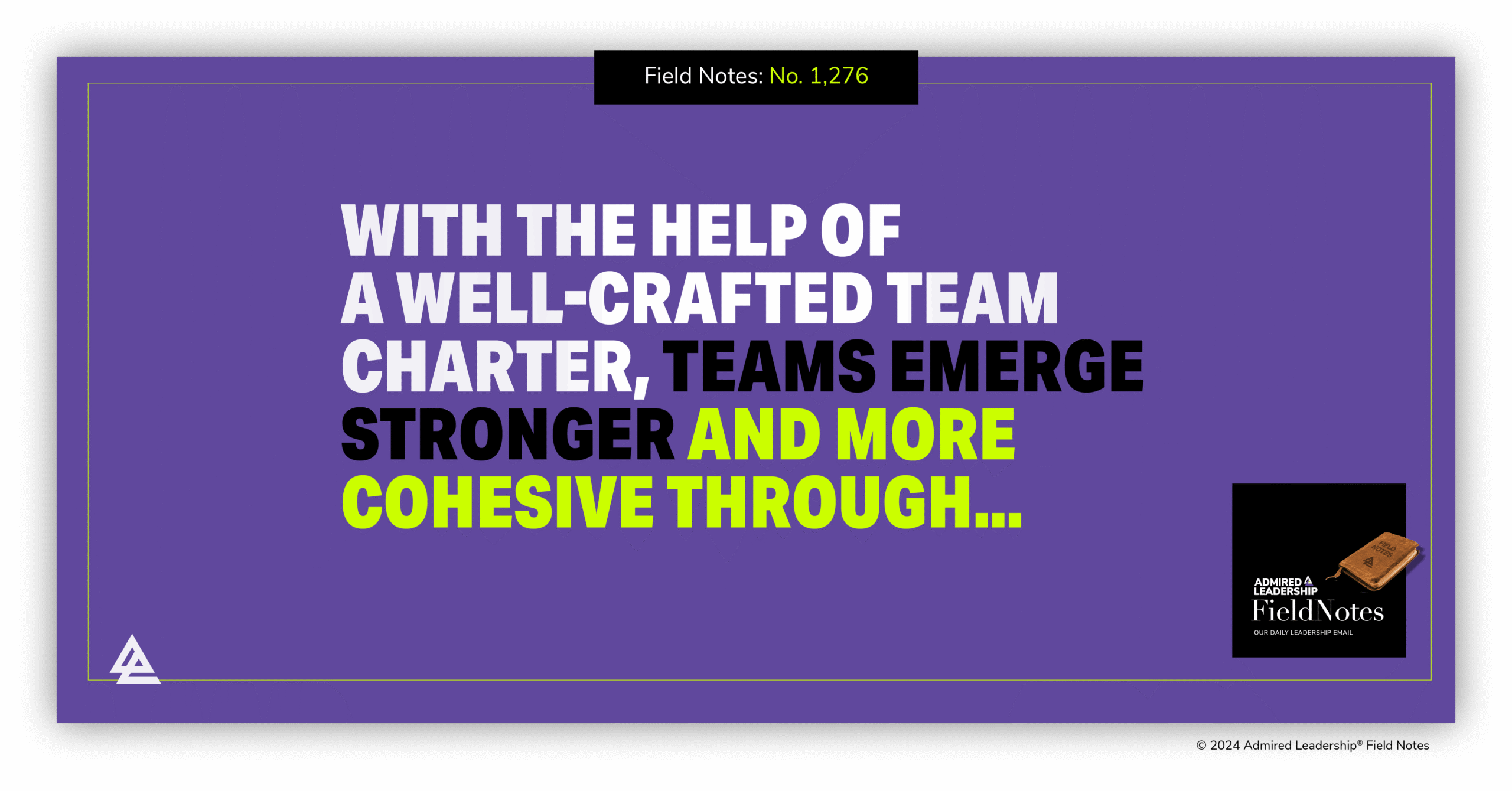 Crafting a Team Charter to Working Through the ‘Storming’ Phase
