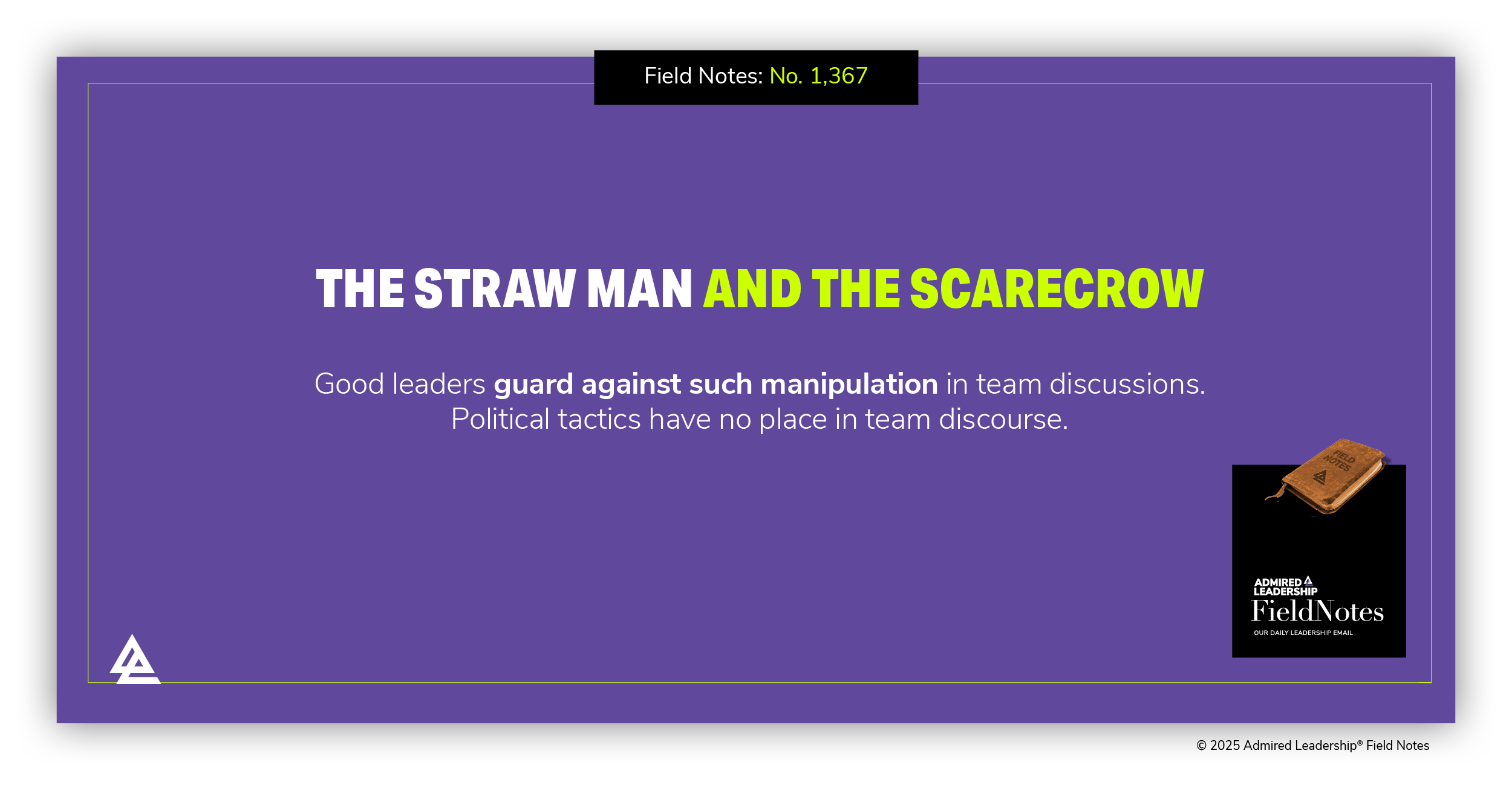 The Straw Man and the Scarecrow