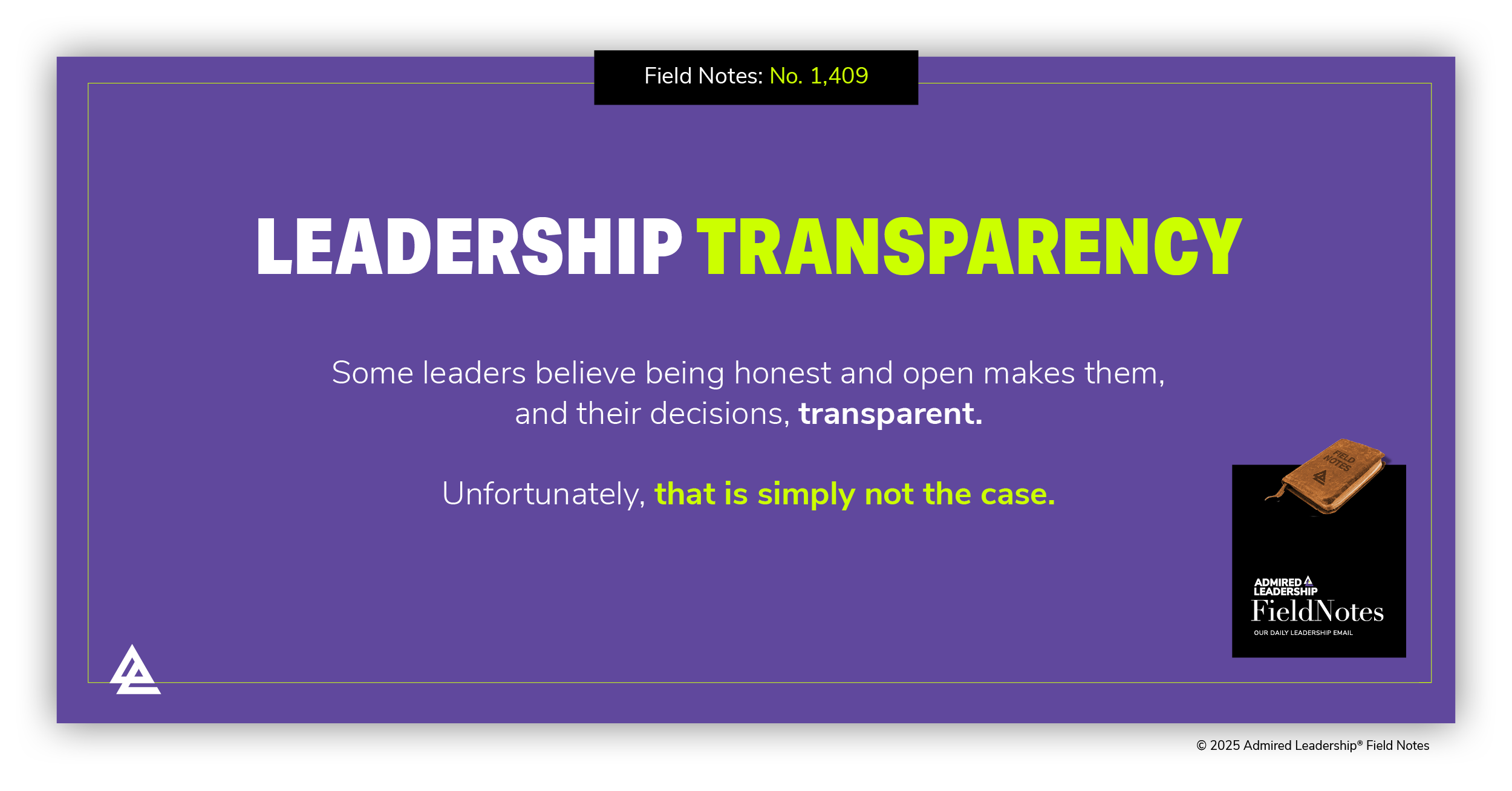 What Leadership Transparency Really Means